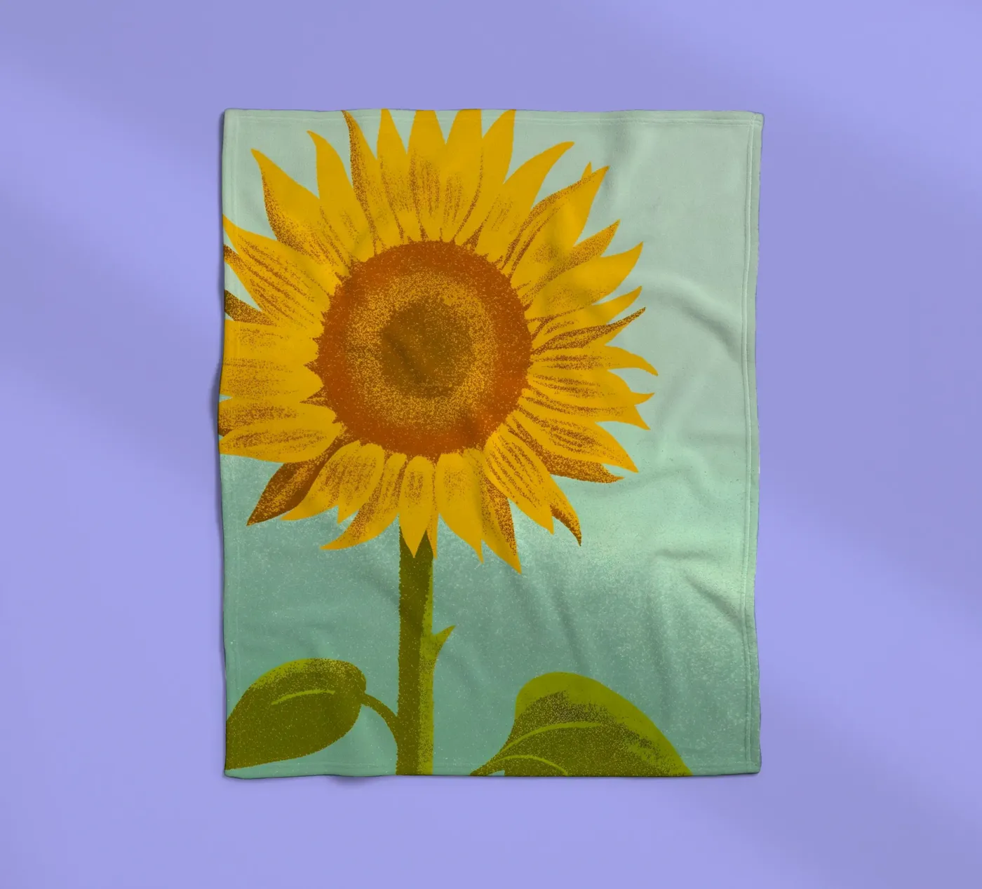 Sunflower Fleecedecke von SOUL SHOP