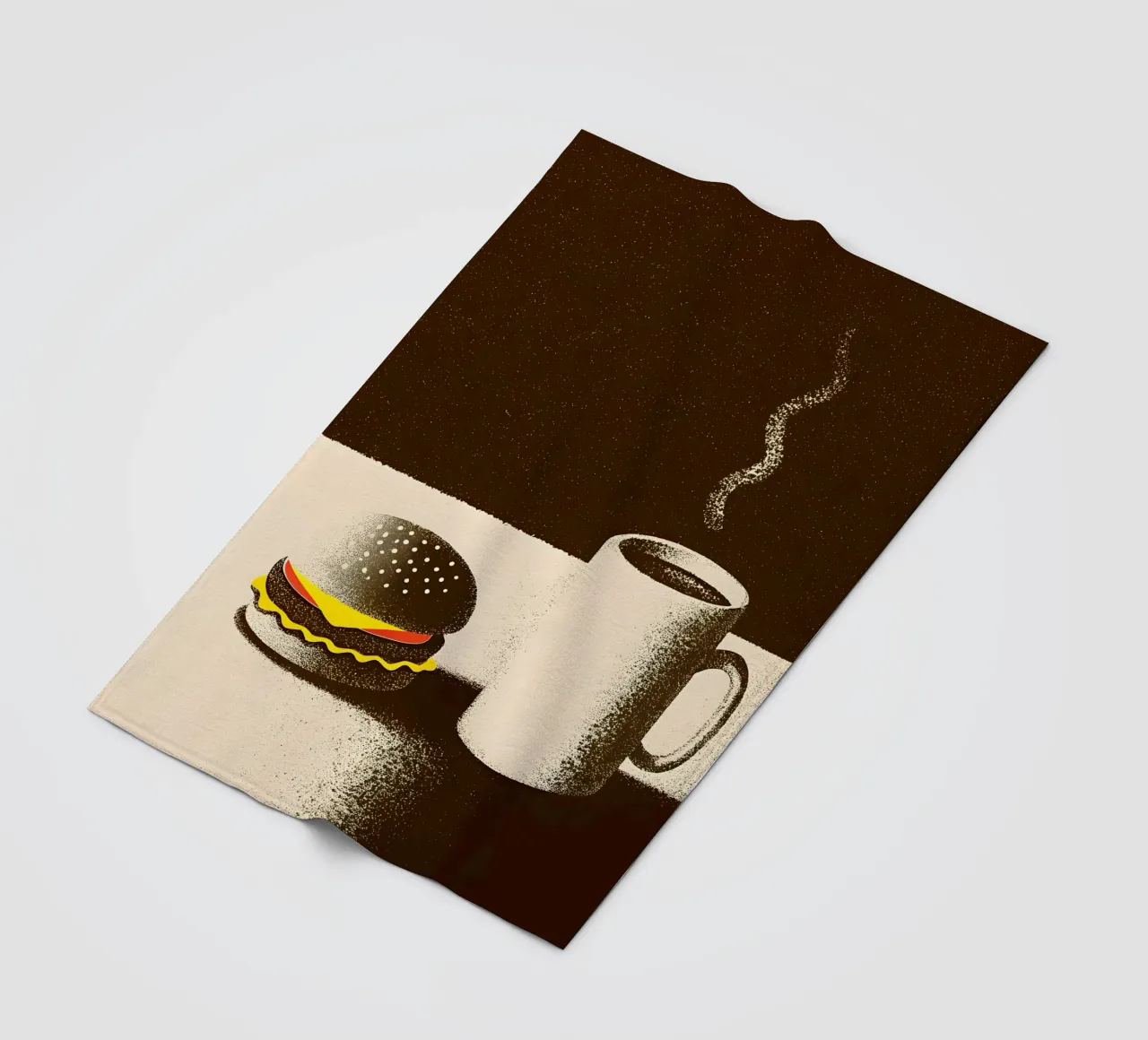 Hamburger e caffè coperta in pile da SOUL SHOP