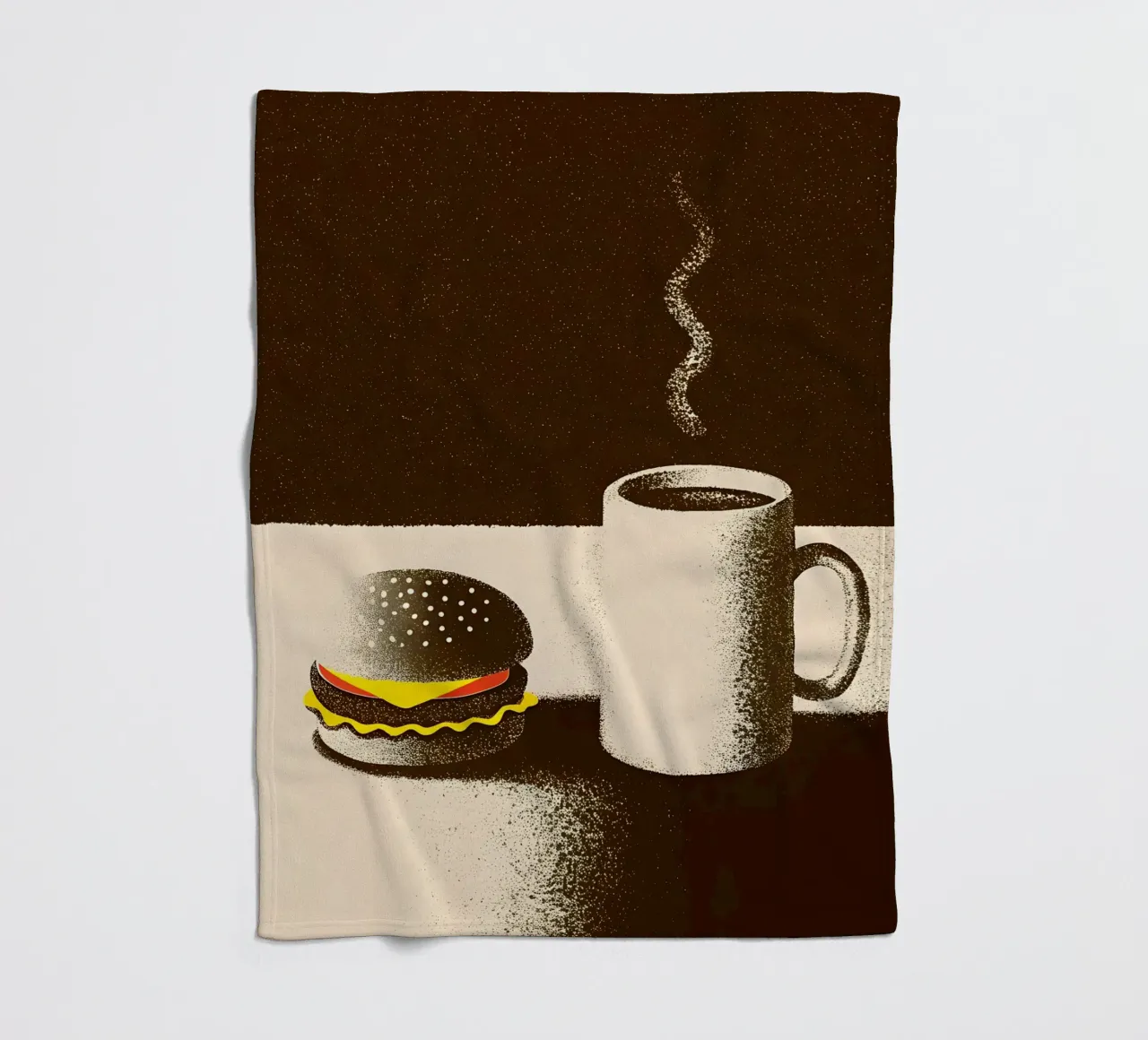 Hamburger e caffè coperta in pile da SOUL SHOP