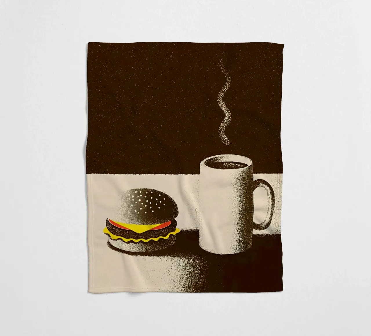 Hamburger e caffè coperta in pile da SOUL SHOP