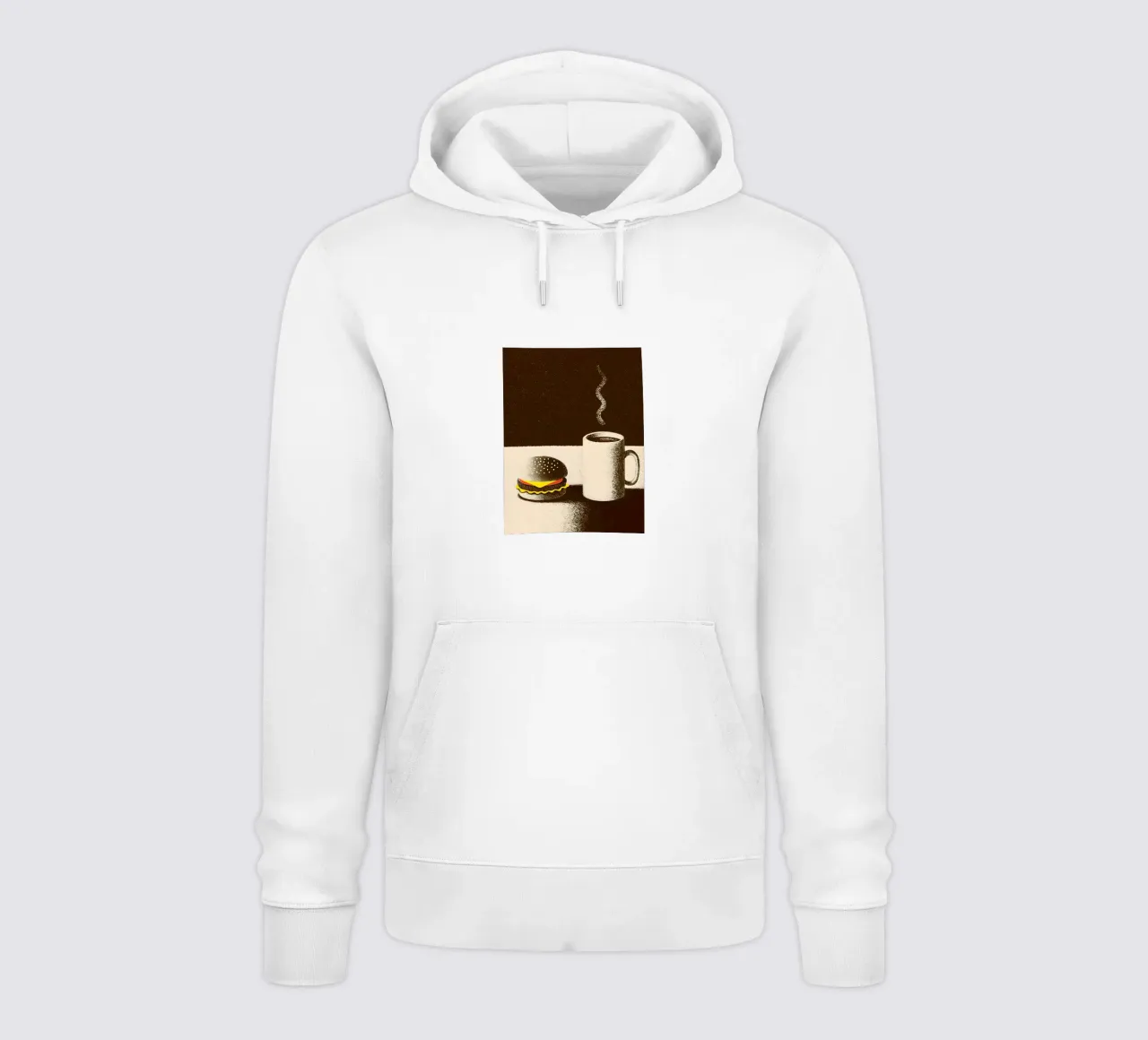 Hamburger e caffè felpa con cappuccio da SOUL SHOP