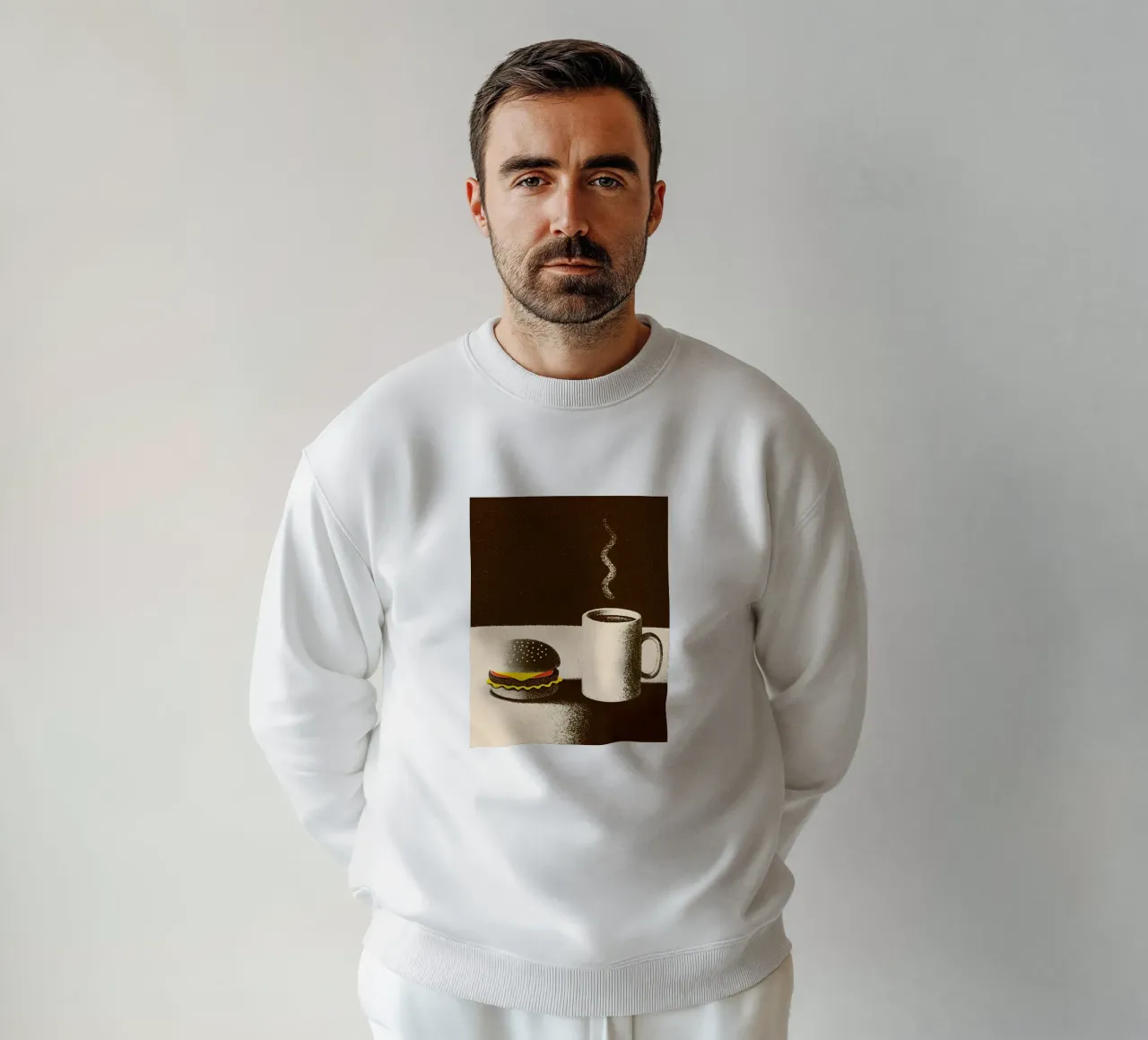 Hamburger e caffè felpa da SOUL SHOP