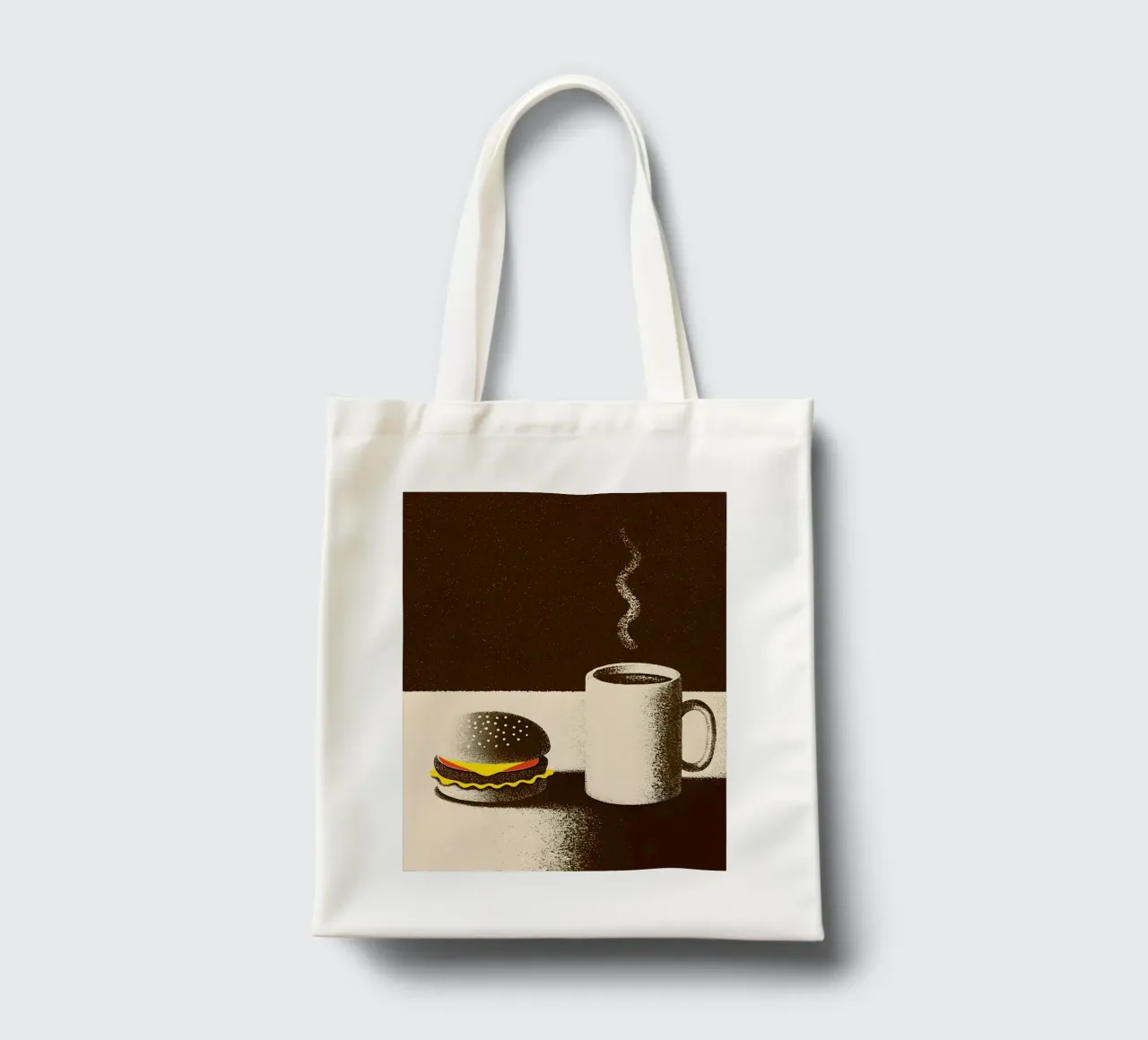 Hamburger e caffè borsa in juta da SOUL SHOP