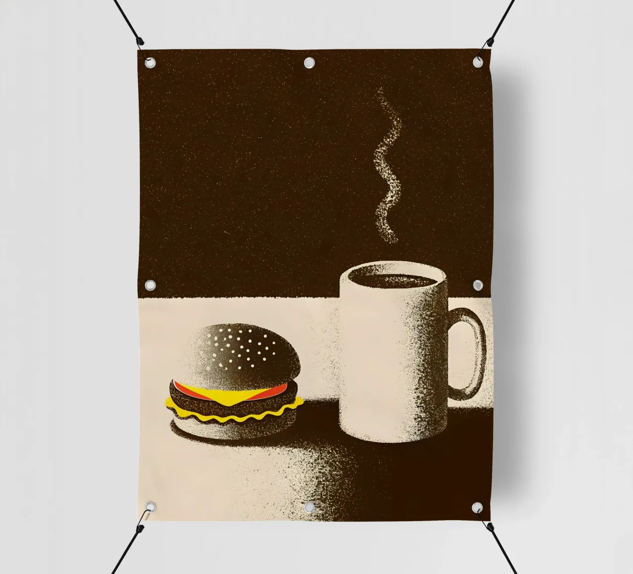 Hamburger e caffè telo in pvc da SOUL SHOP