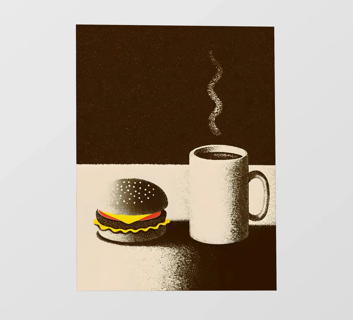 Hamburger e caffè telo in pvc da SOUL SHOP