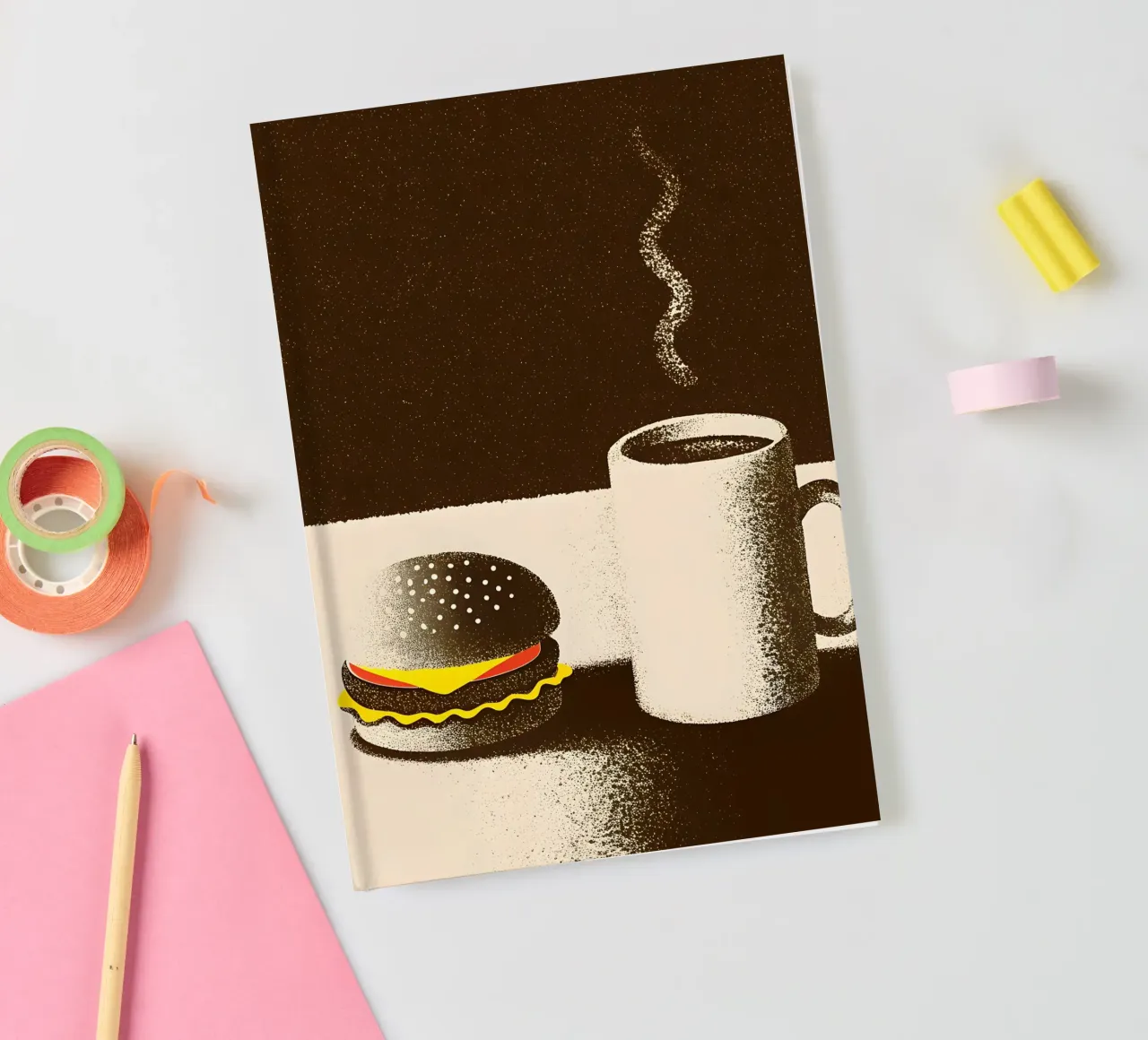 Hamburger e caffè diario da SOUL SHOP
