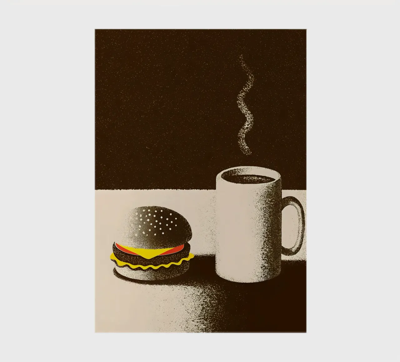 Hamburger e caffè diario da SOUL SHOP