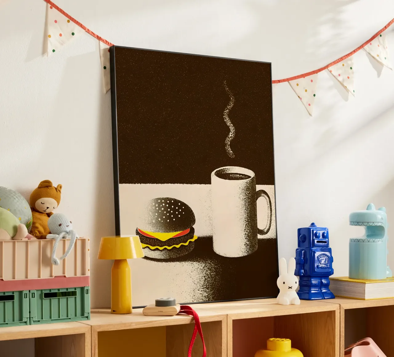 Hamburger e caffè alluminio dibond da SOUL SHOP