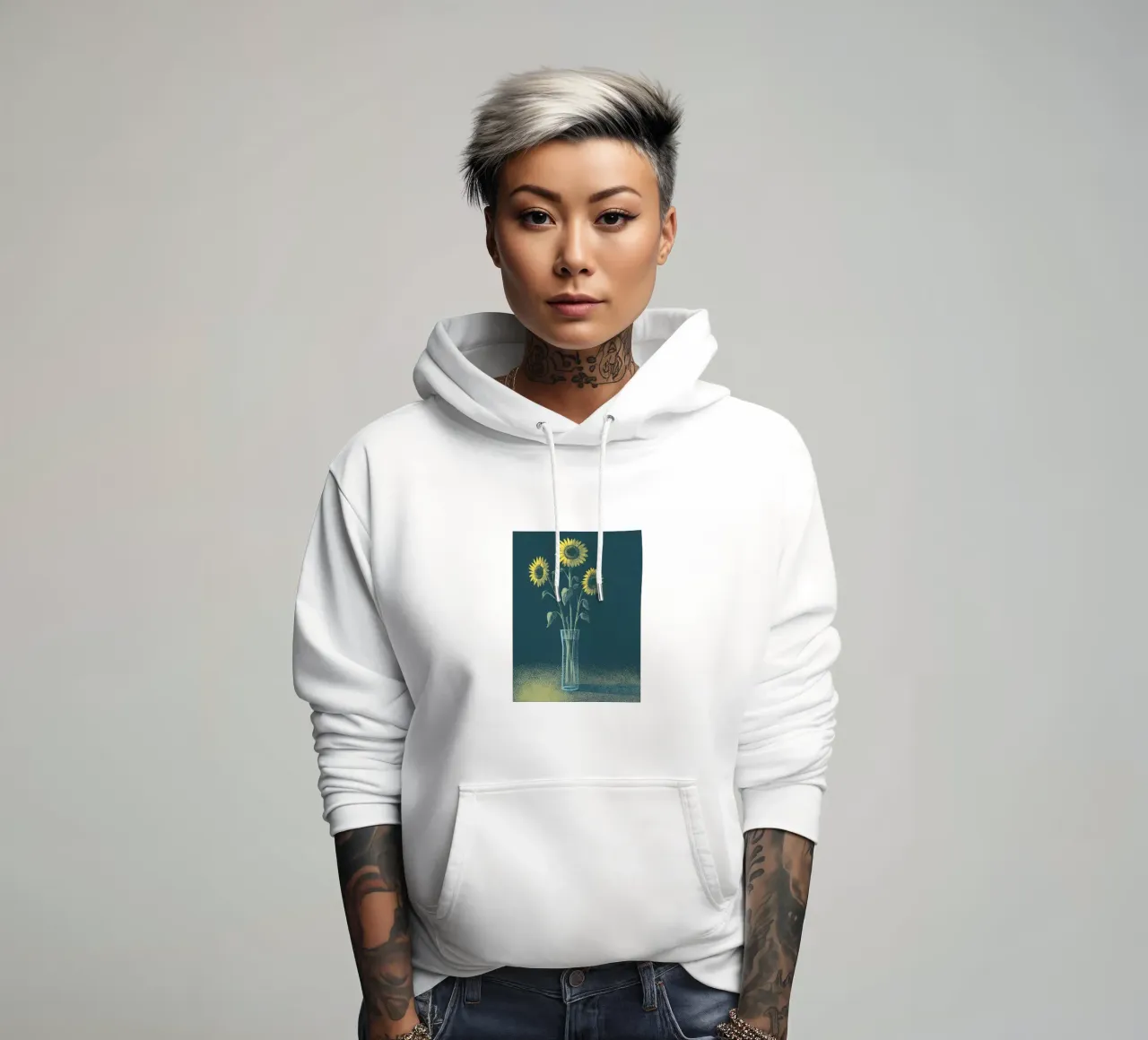 Girasole felpa con cappuccio da SOUL SHOP