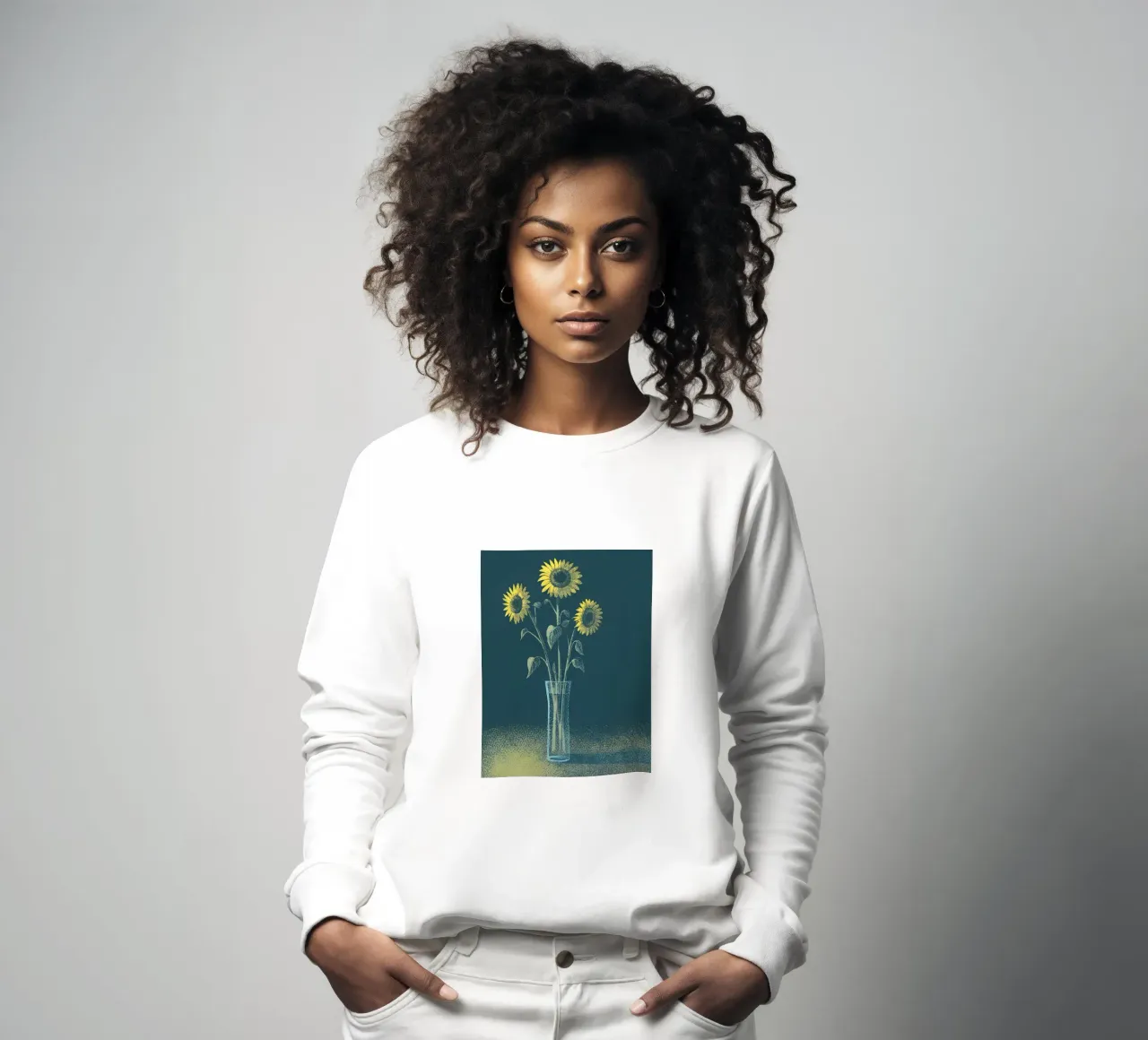 Zonnebloem sweatshirt van SOUL SHOP