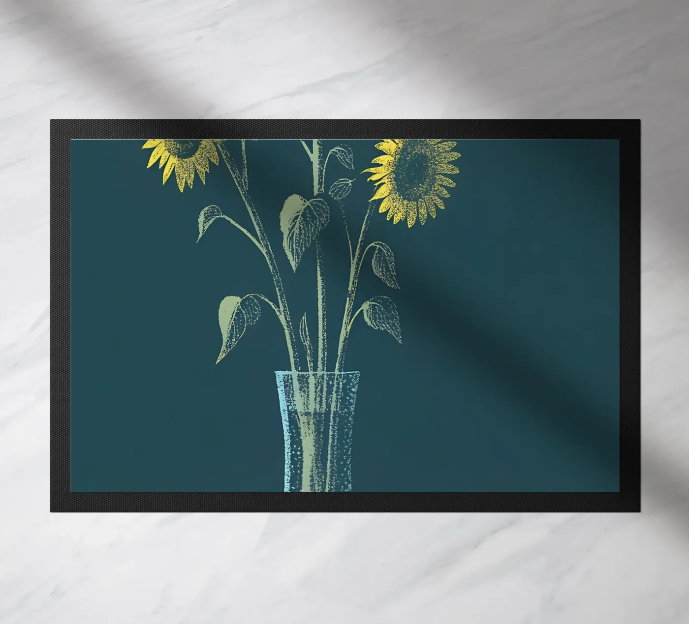 Sunflower doormat by SOUL SHOP