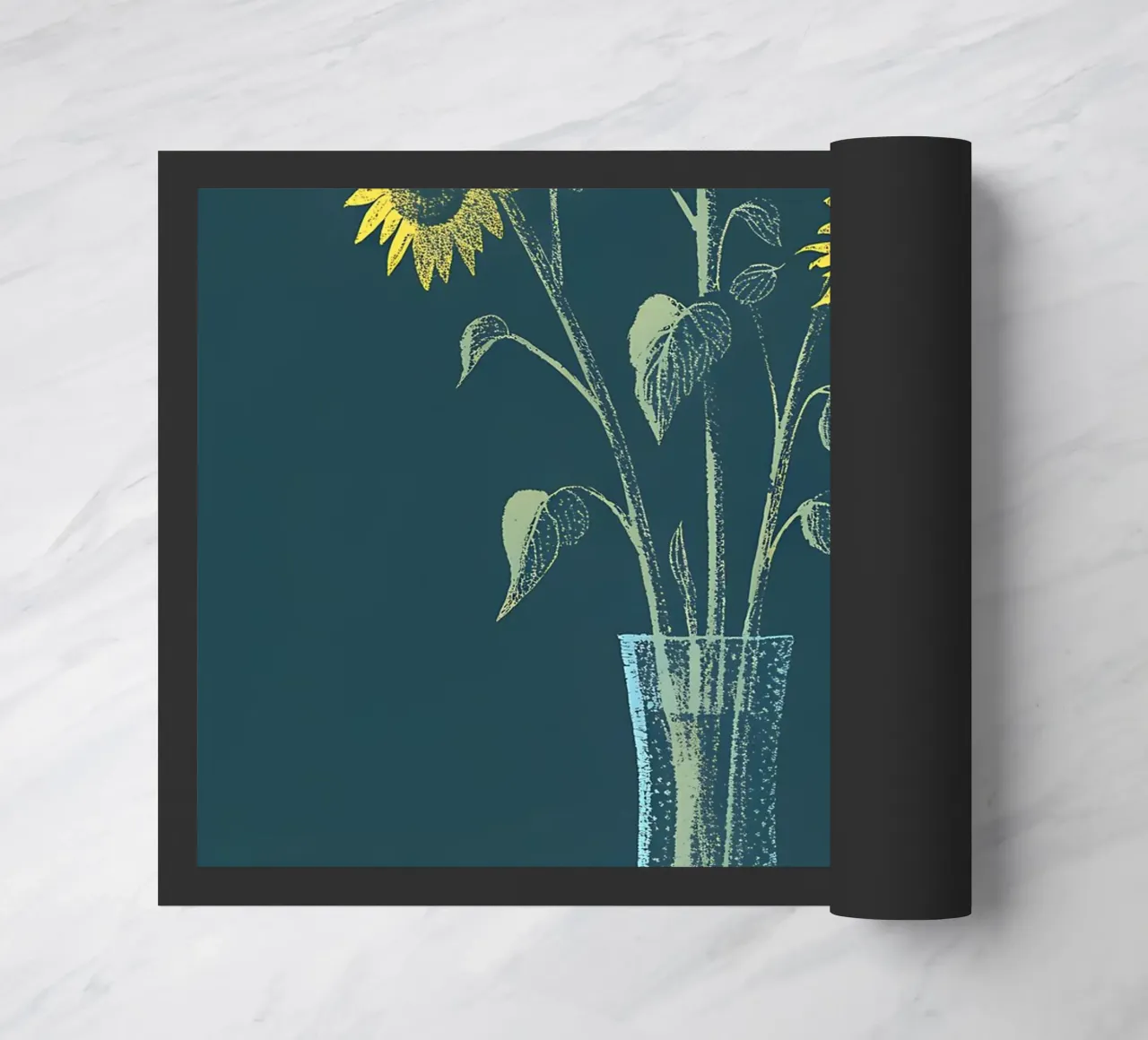 Sunflower doormat by SOUL SHOP