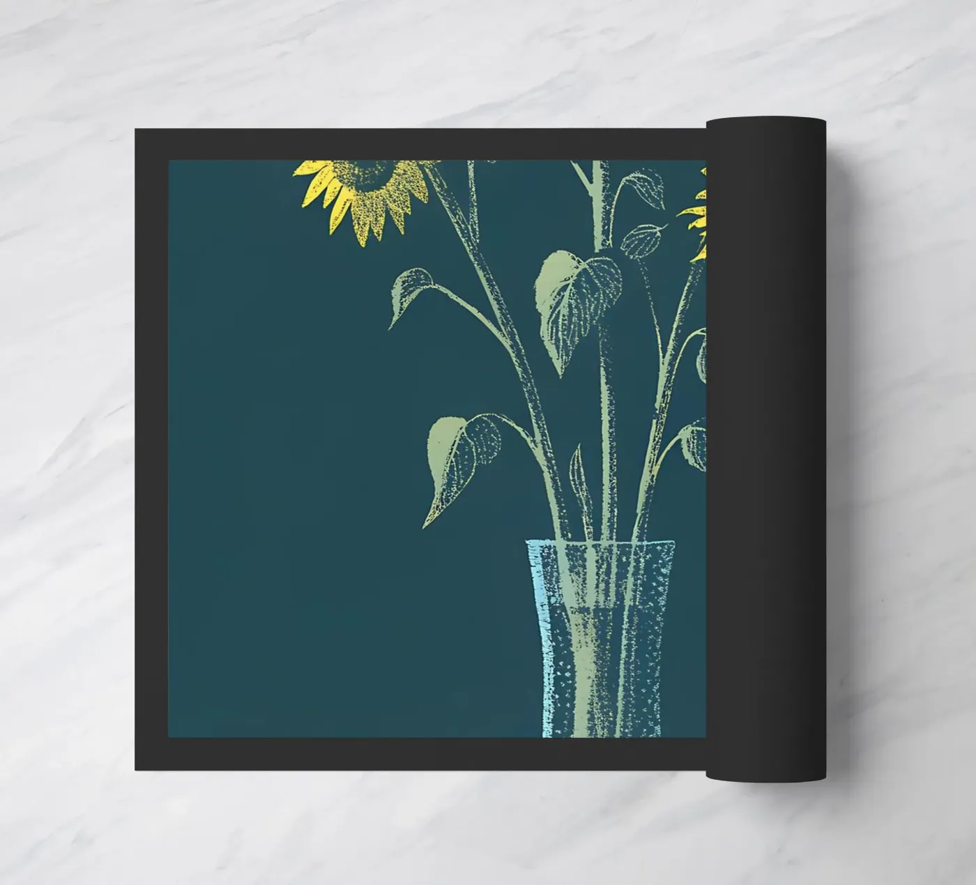 Sunflower doormat by SOUL SHOP