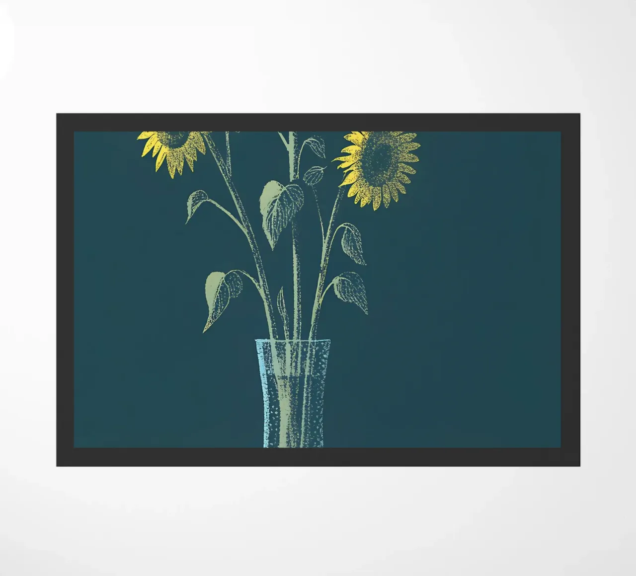 Sunflower doormat by SOUL SHOP
