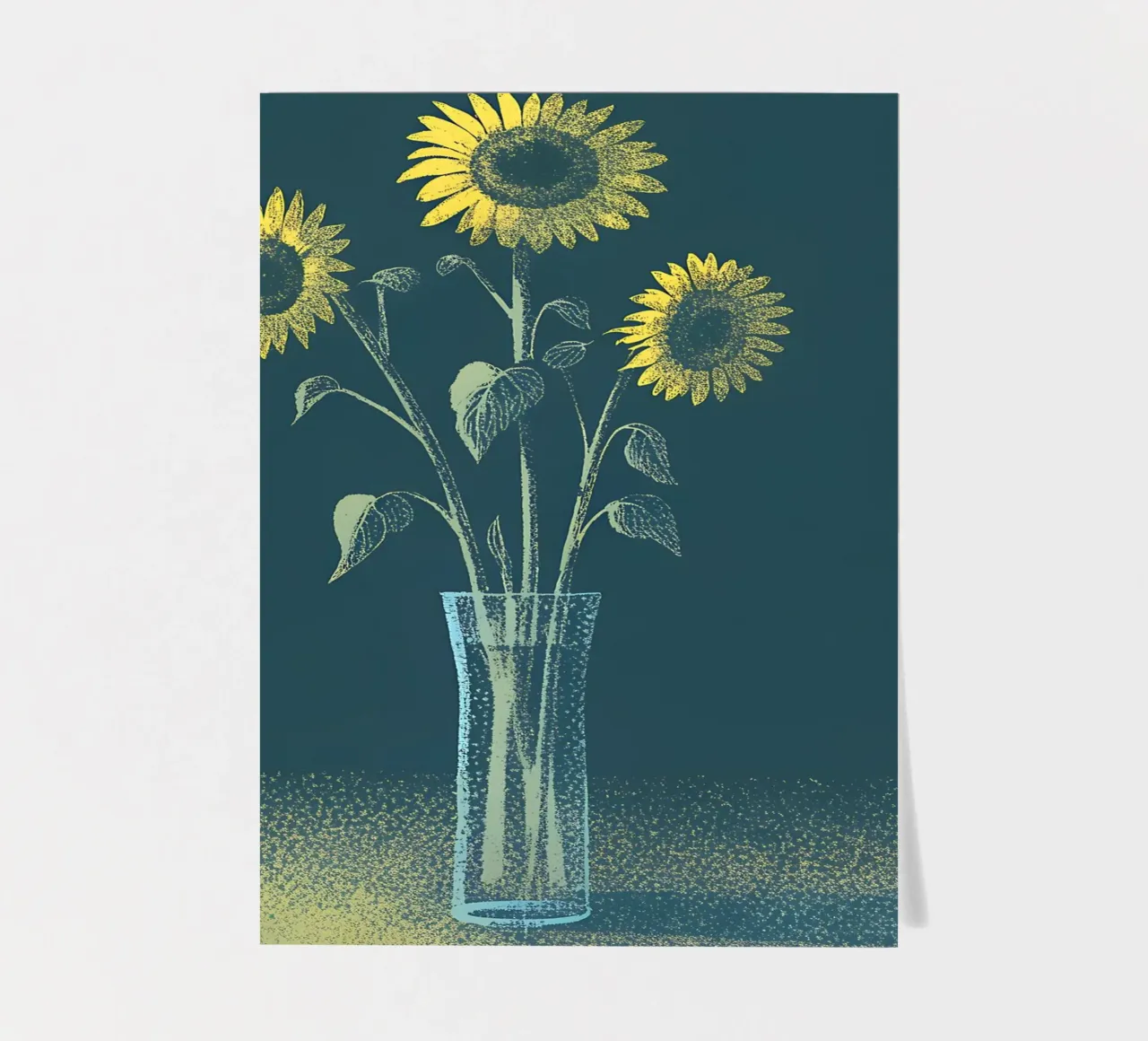 Sunflower sticker sheet by SOUL SHOP