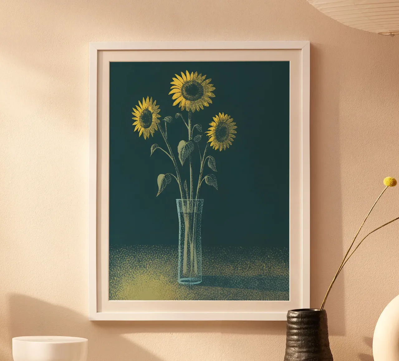 Sunflower poster by SOUL SHOP