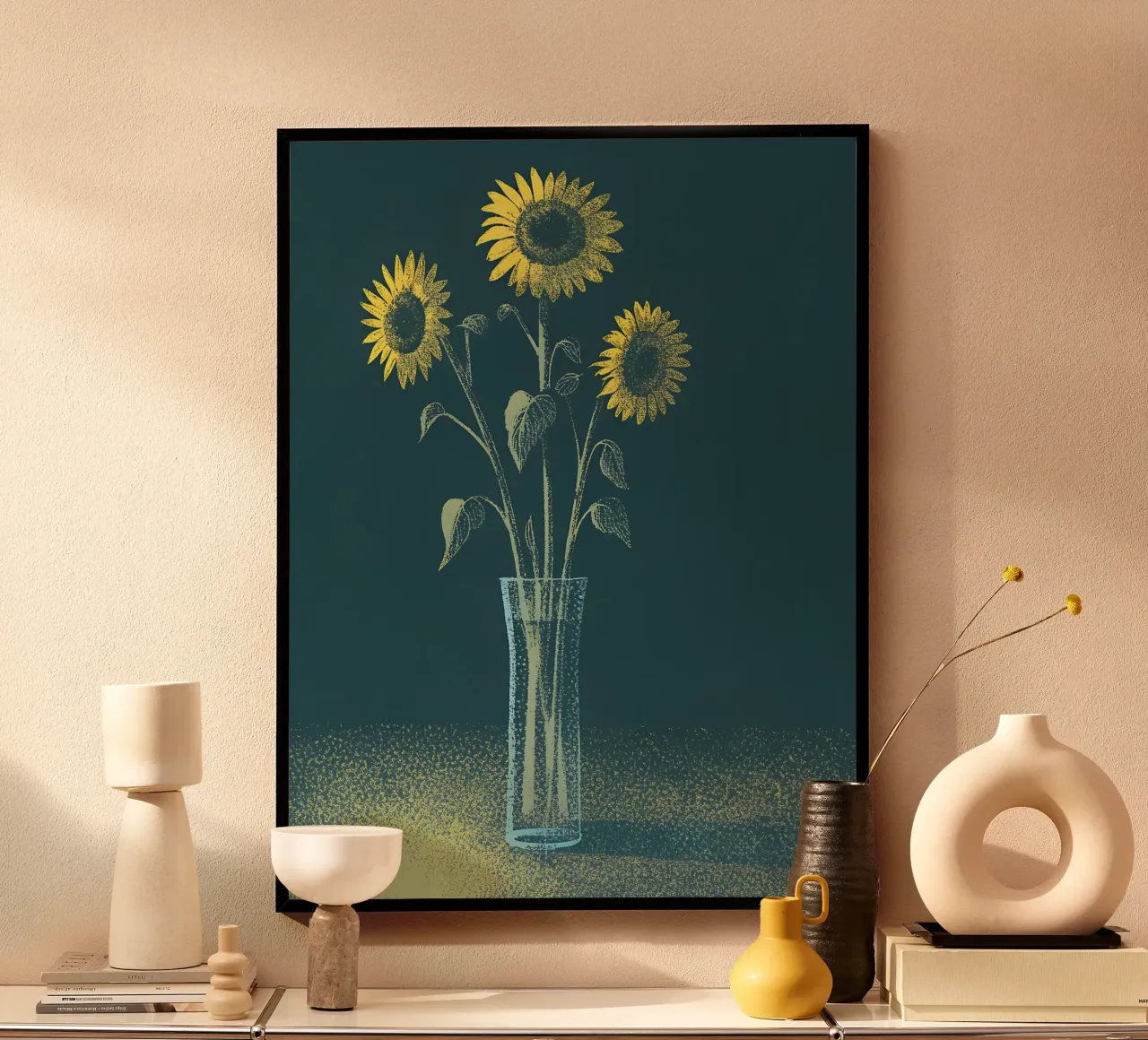 Sunflower poster by SOUL SHOP