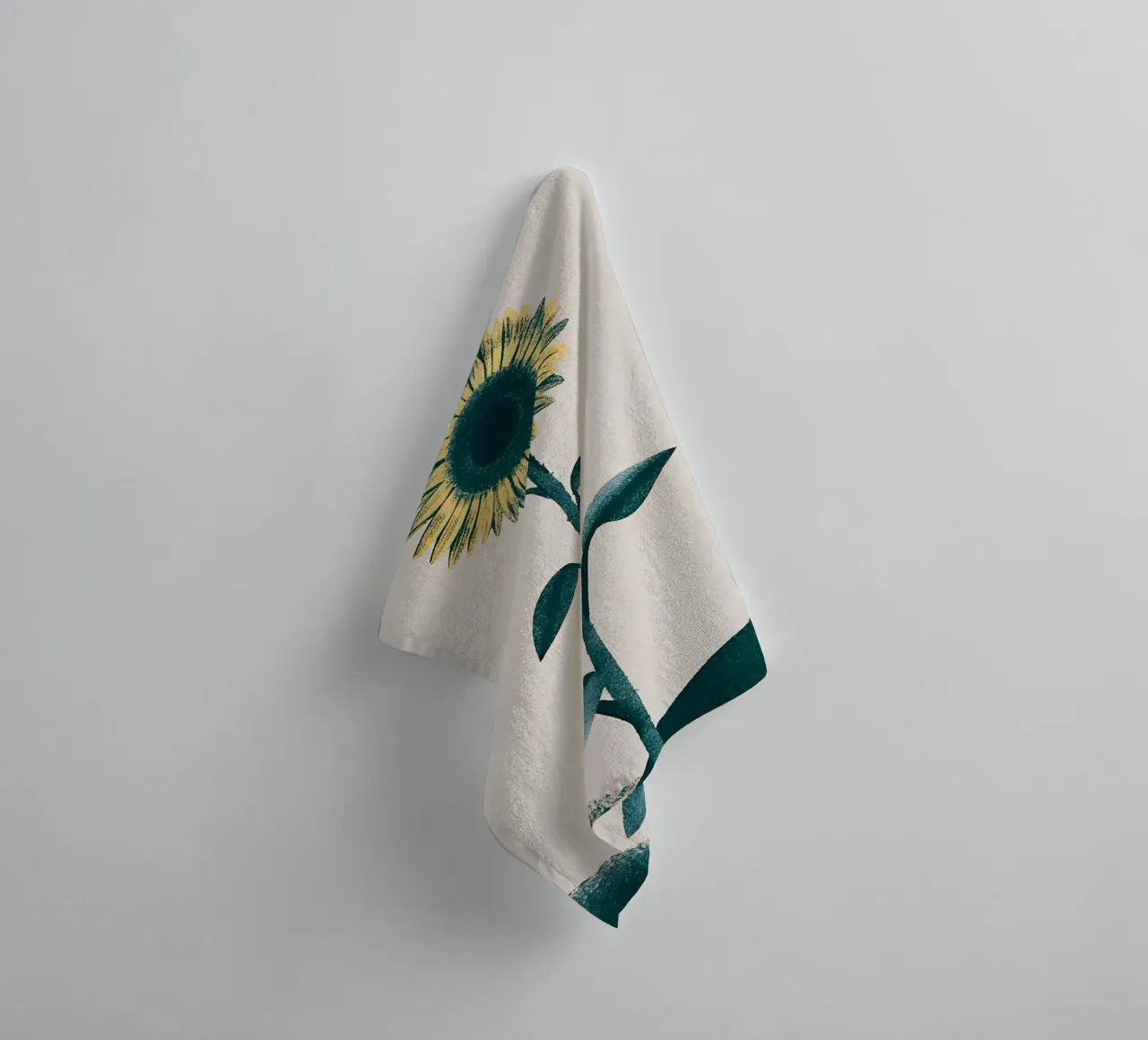 Sunflower towel by SOUL SHOP