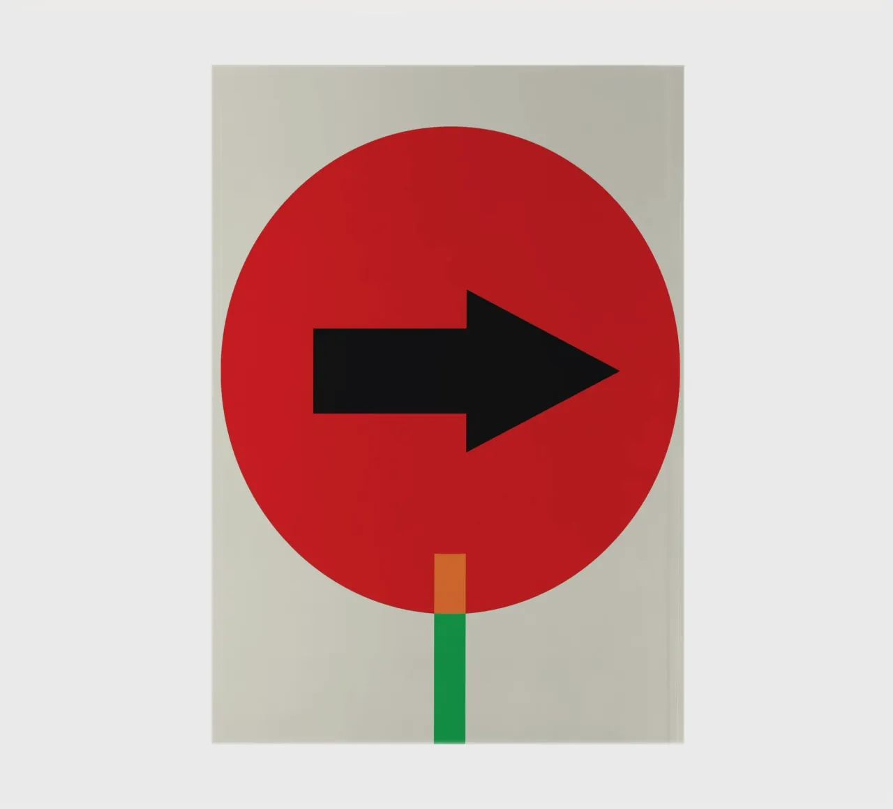 Bauhaus Right Way notebook by Family Bauhaus Art