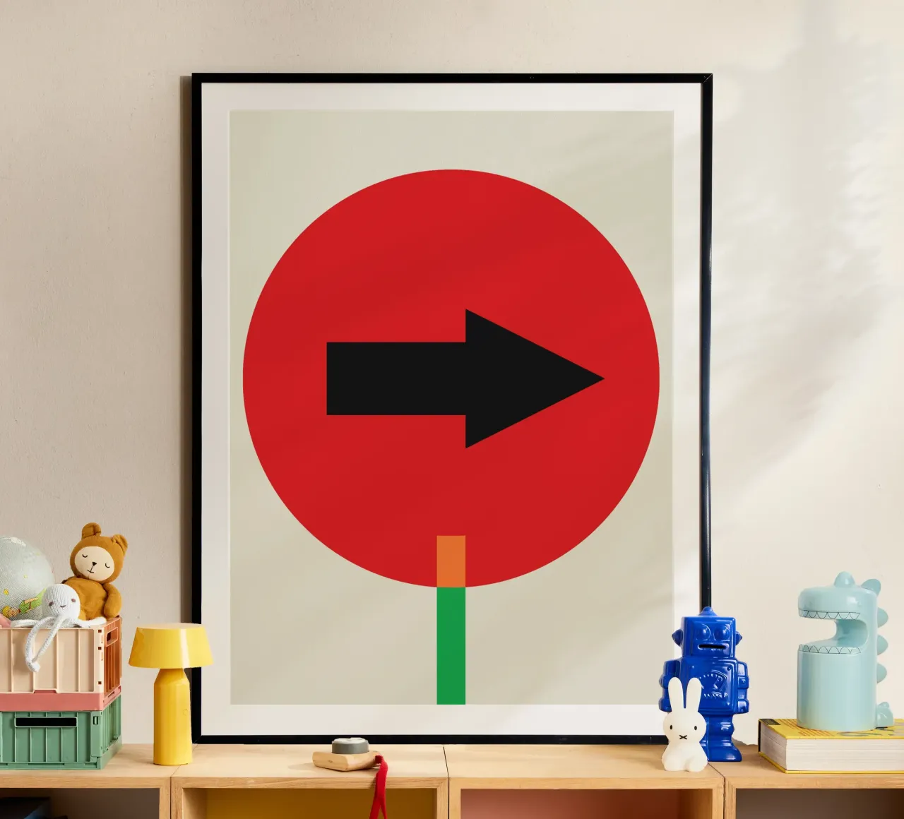 Il modo giusto del Bauhaus poster da Family Bauhaus Art