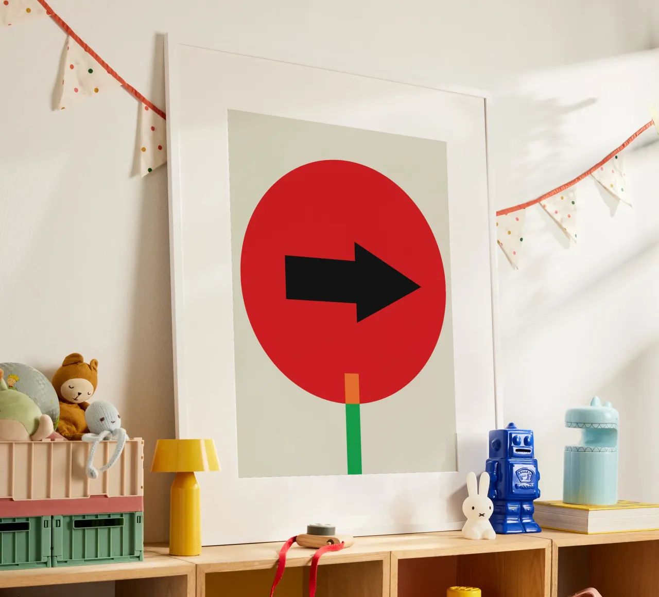 Il modo giusto del Bauhaus poster da Family Bauhaus Art