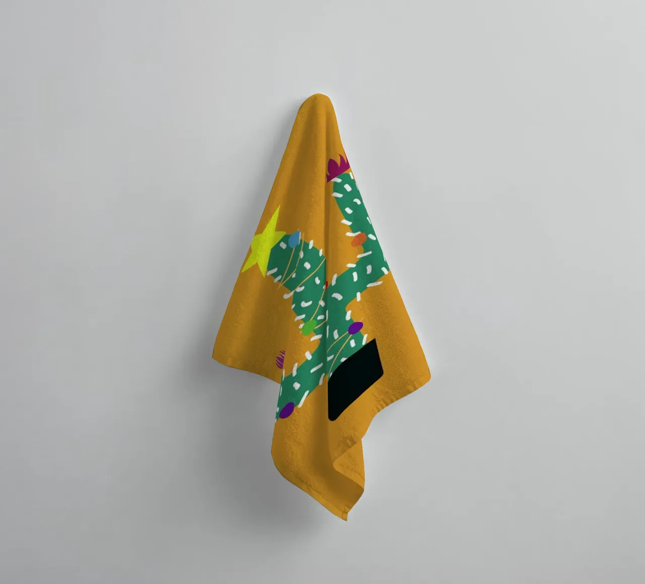 Cactus Christmas asciugamano da bagno da The Native State