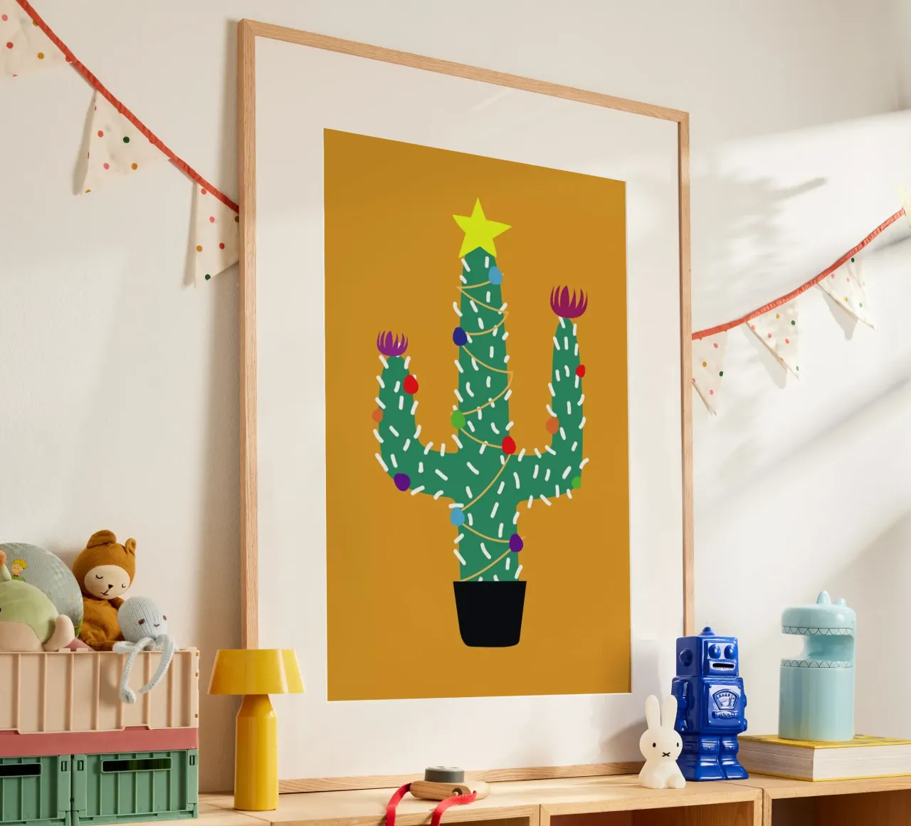 Cactus Christmas carta hahnemühle da The Native State