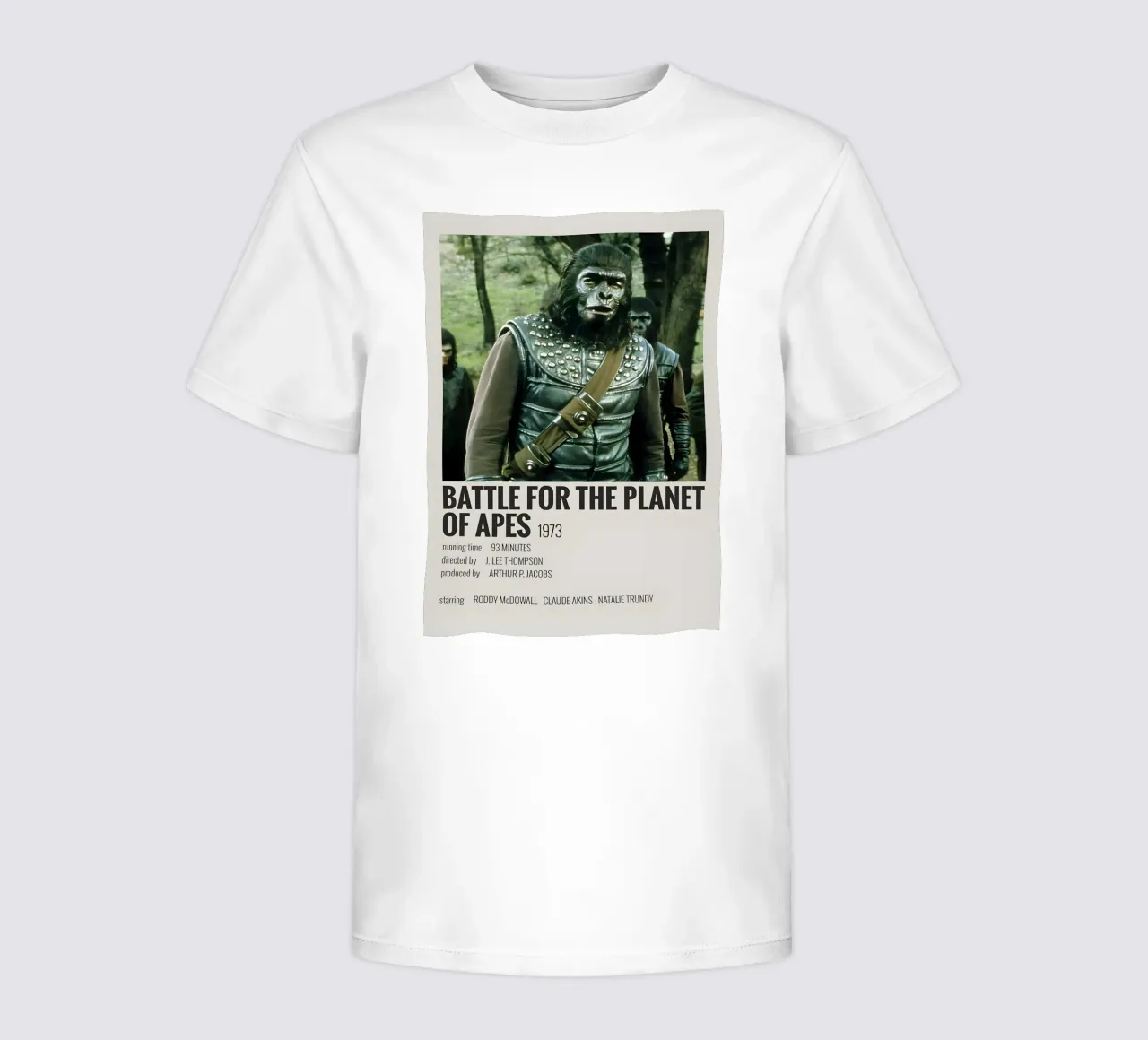 BATTLE FOR THE PLANET OF APES 1973 t-shirt bambini da MVFminimalist