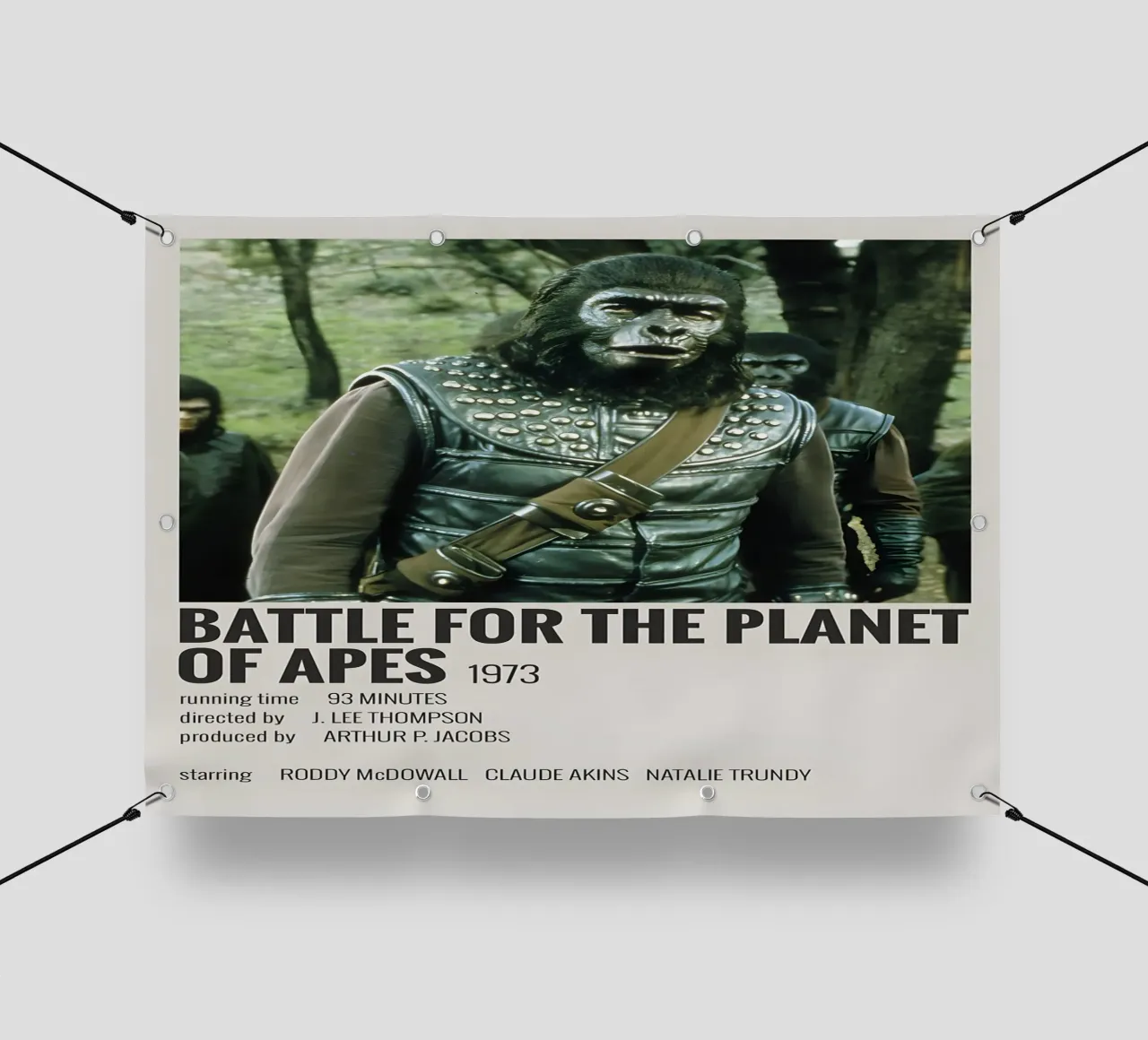 BATTLE FOR THE PLANET OF APES 1973 telo in pvc da MVFminimalist