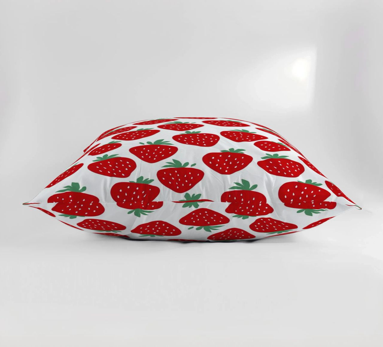 Strawberry Fields Forever decorative cushion by A Nordic Girl