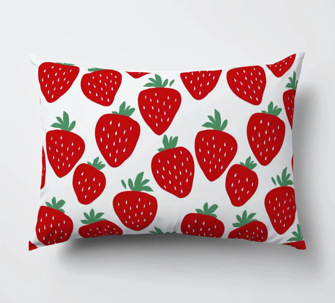 Strawberry Fields Forever decorative cushion by A Nordic Girl