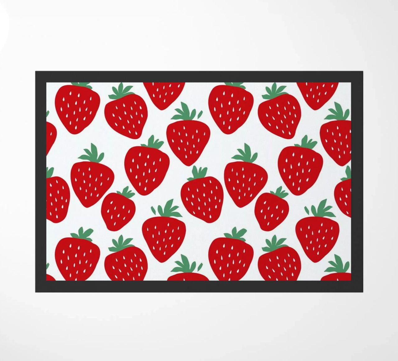 Strawberry Fields Forever doormat by A Nordic Girl