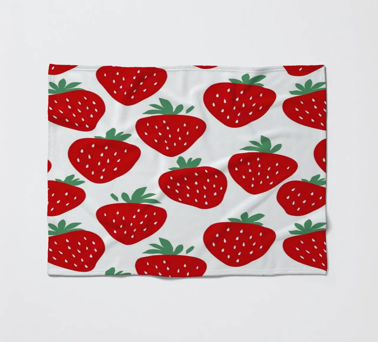 Strawberry Fields Forever manta de franela de A Nordic Girl