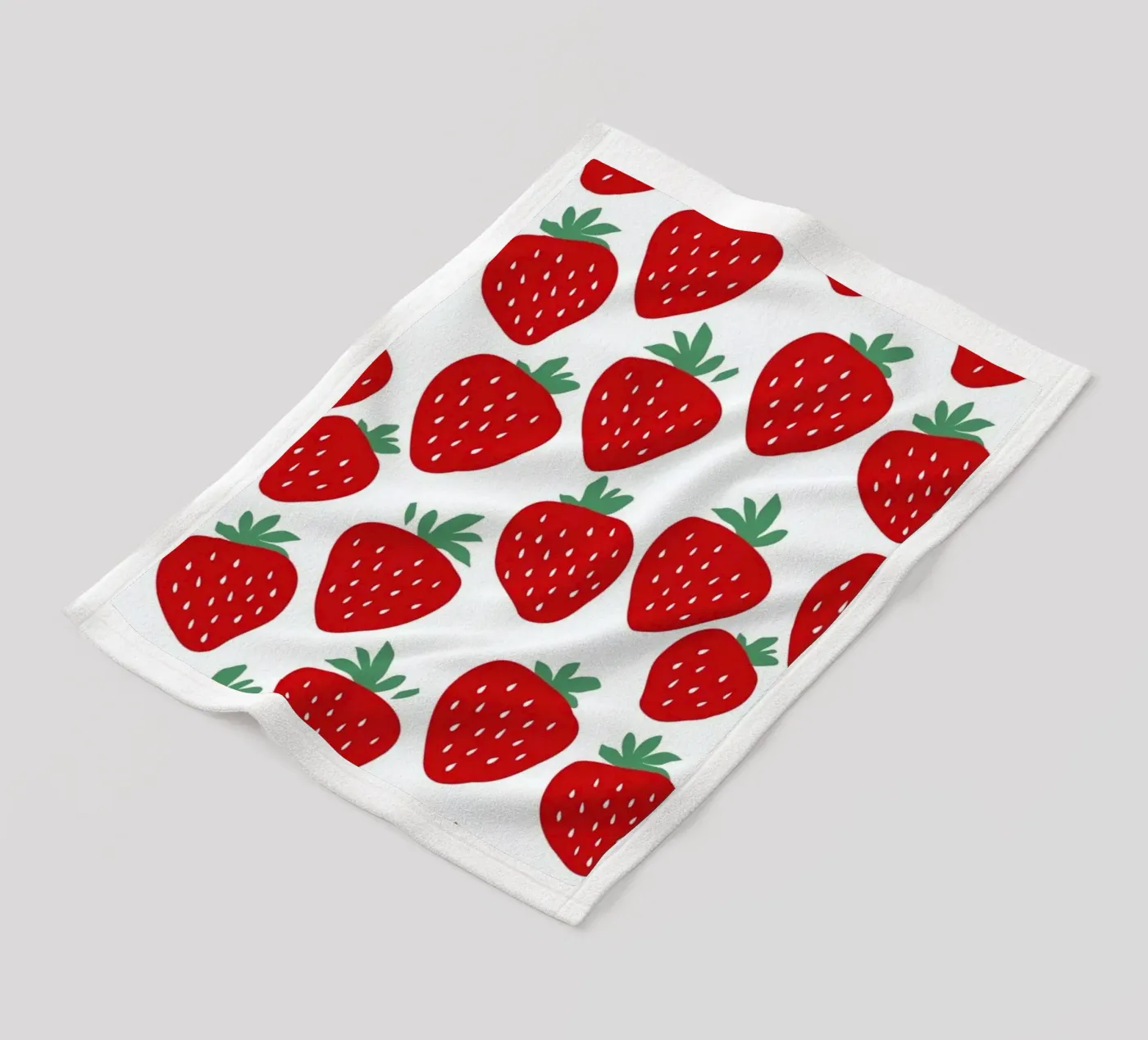 Strawberry Fields Forever Fleecedecke von A Nordic Girl