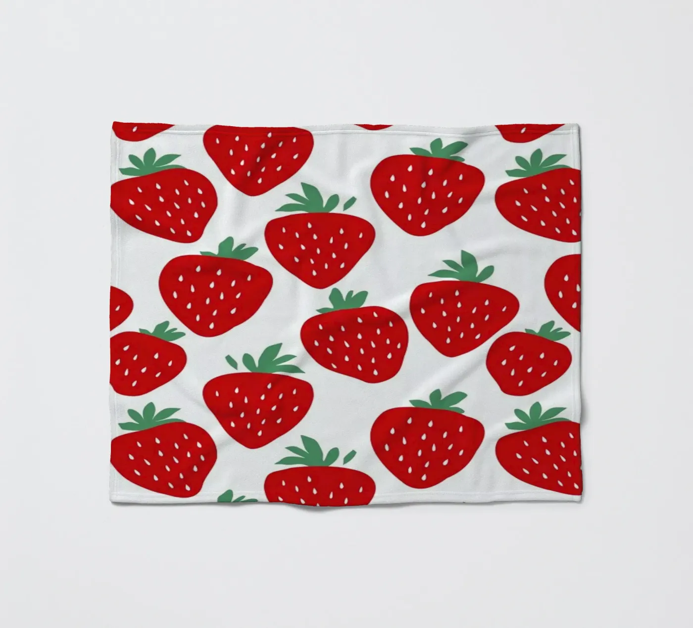 Strawberry Fields Forever Fleecedecke von A Nordic Girl