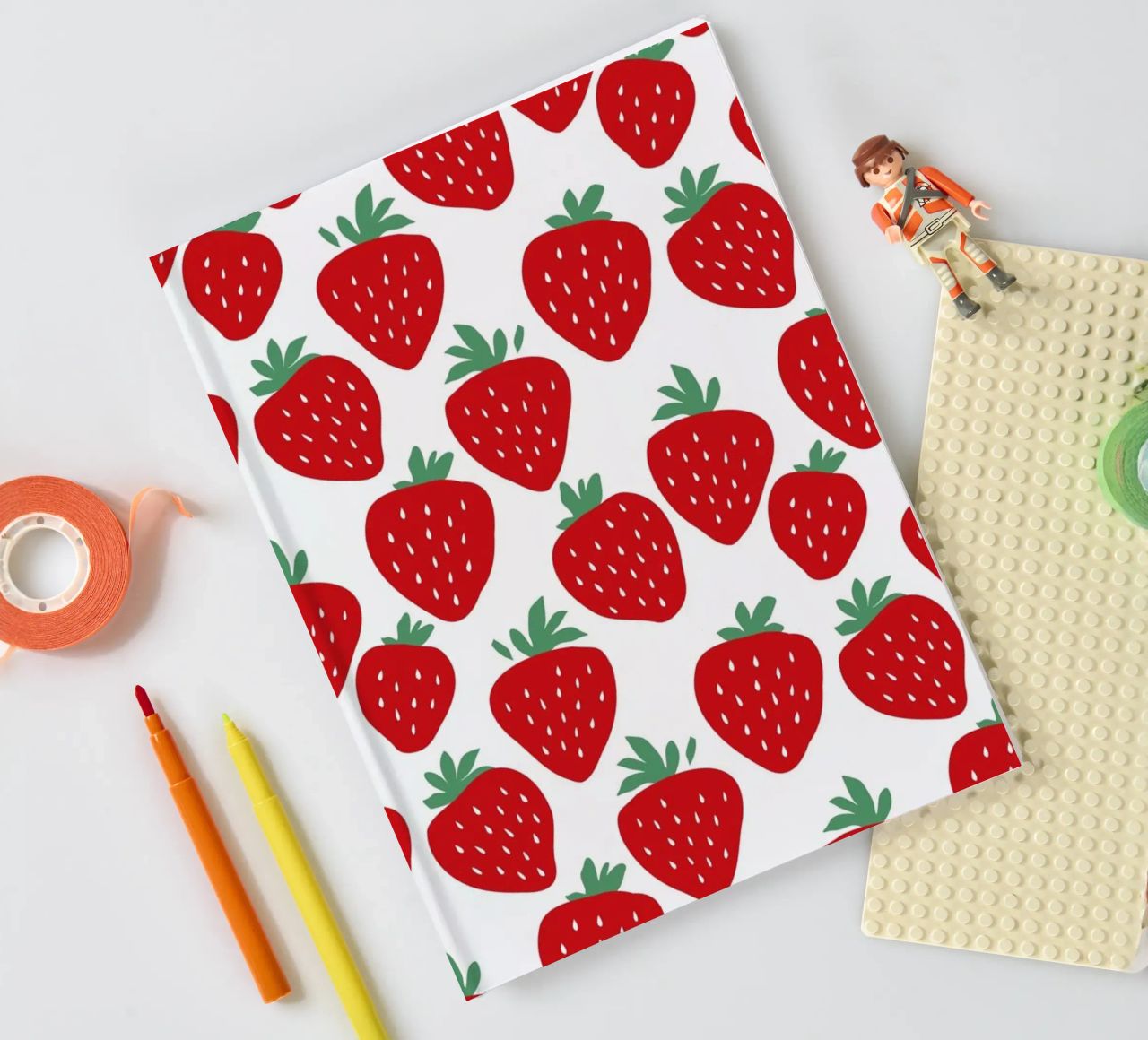 Strawberry Fields Forever notebook by A Nordic Girl