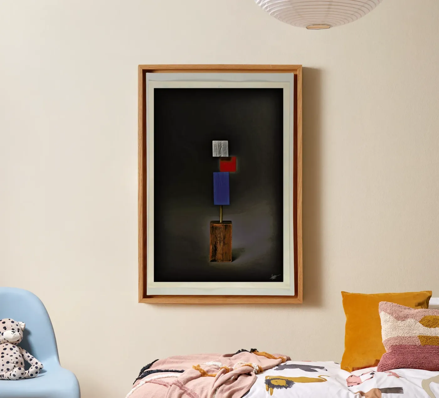 Interdependence 04 canvas van Joachim Høst