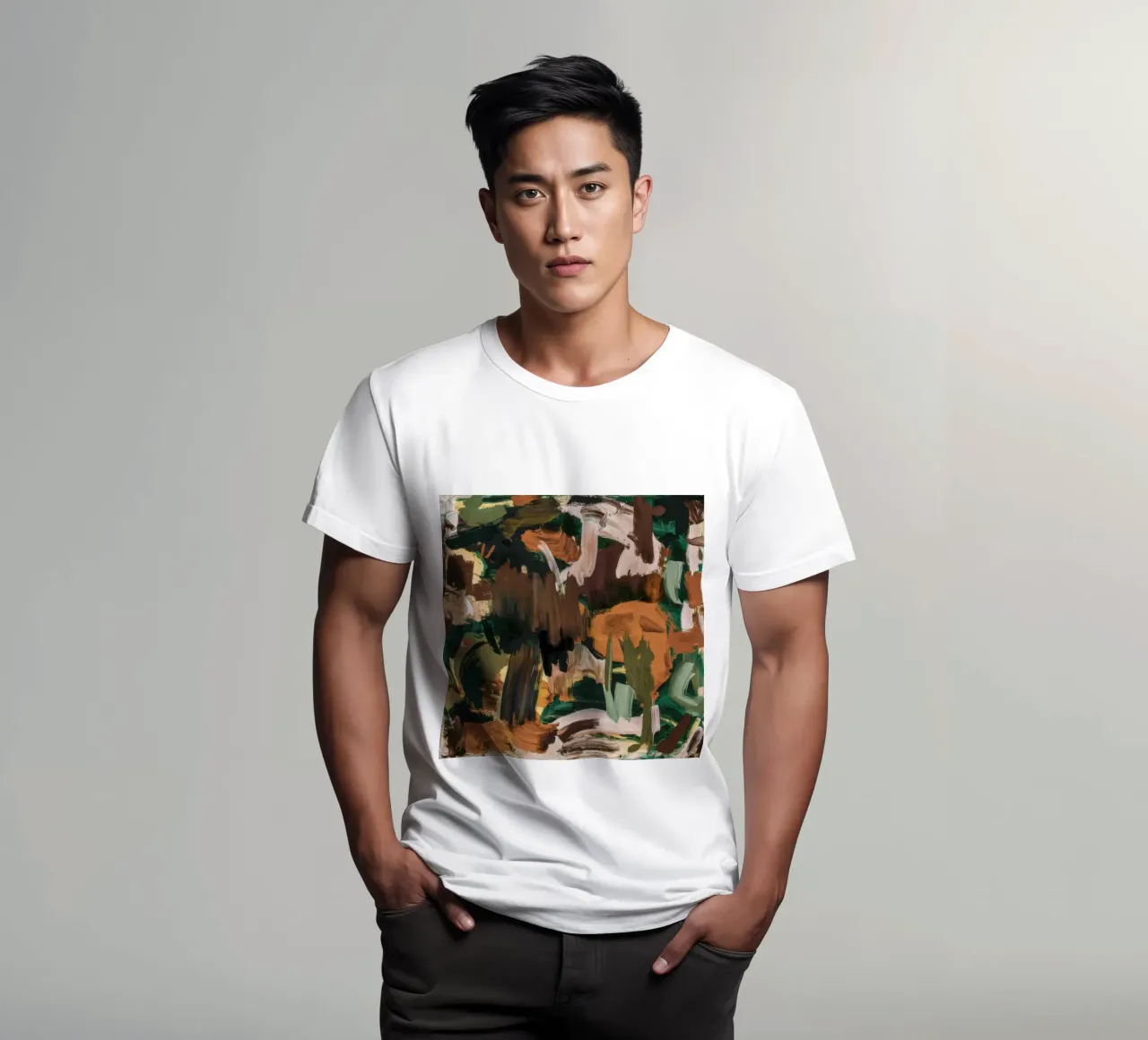 Vortice mimetico autunnale t-shirt da Dream Spectrum