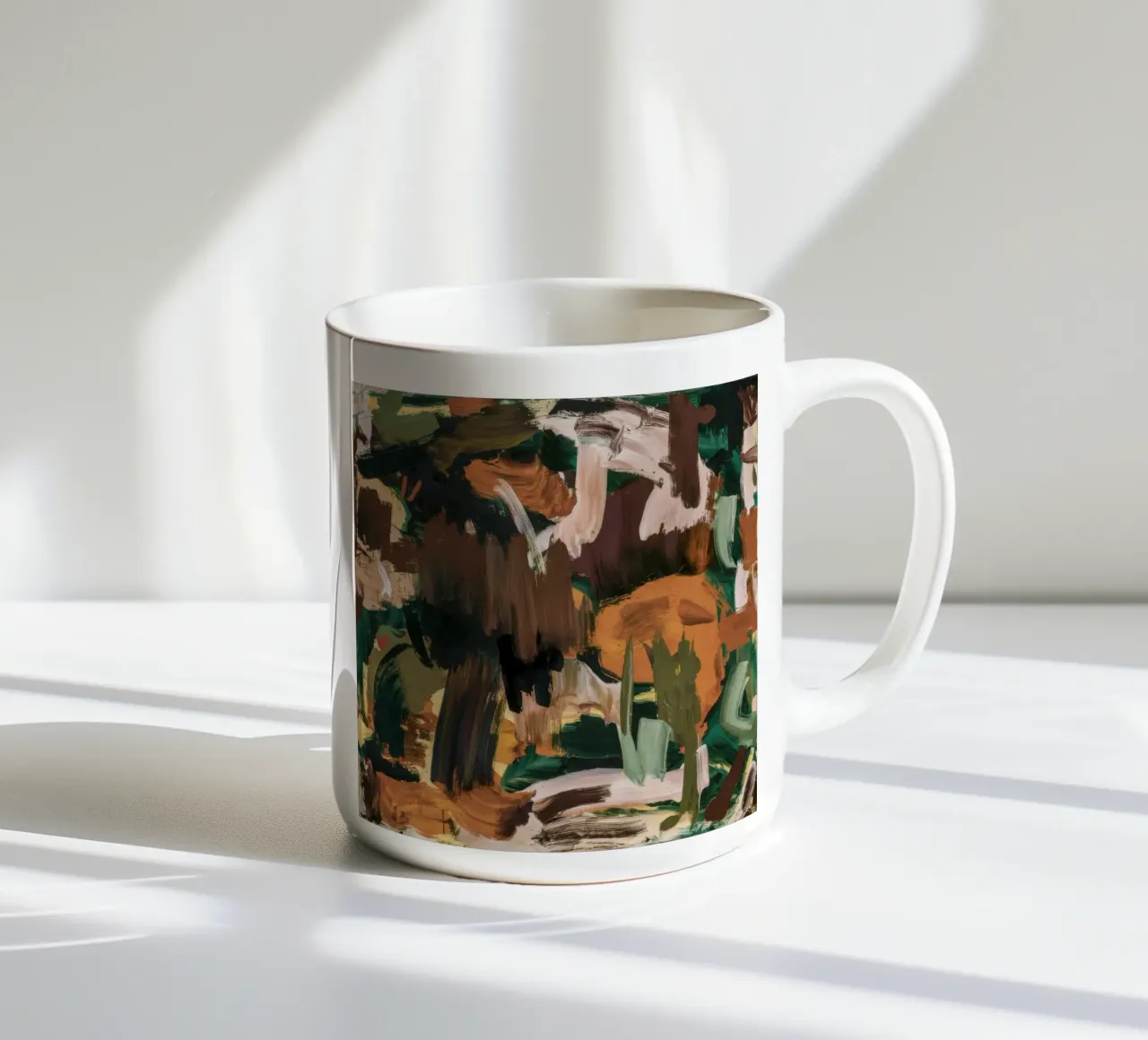 Vortice mimetico autunnale tazza in ceramica da Dream Spectrum