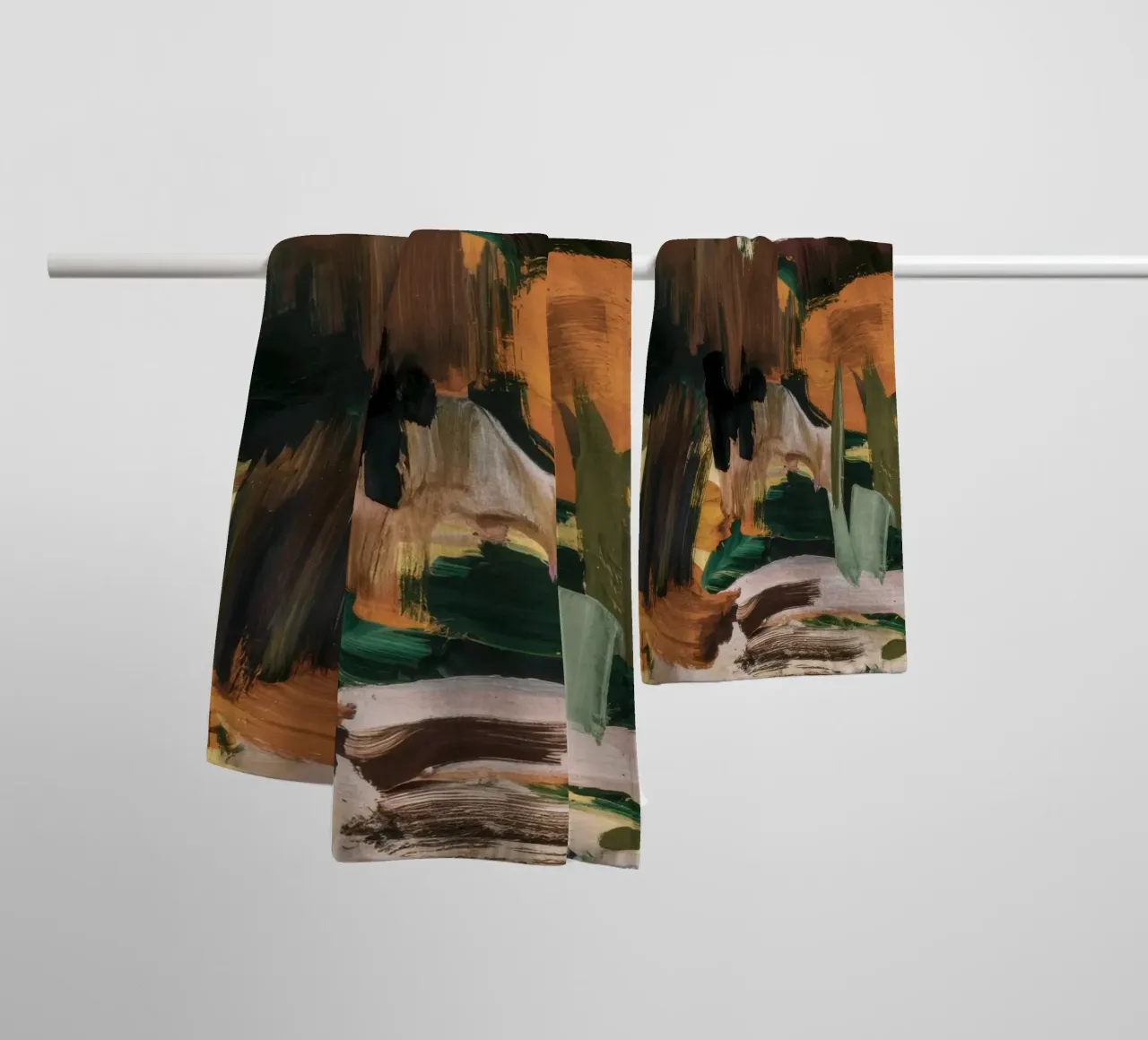 Tourbillon de camouflage automnal serviette de bain de Dream Spectrum
