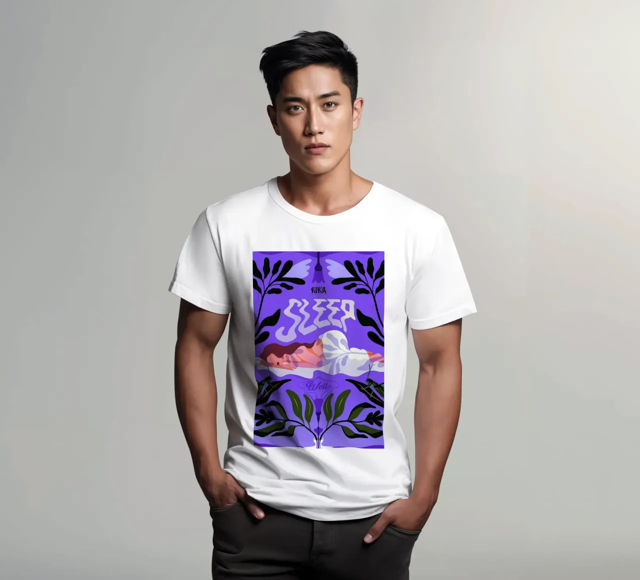 Sleep Well t-shirt by Kika illu
