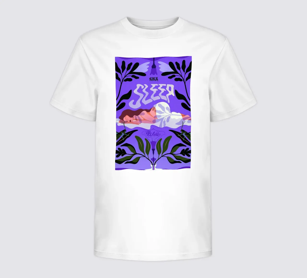 Sleep Well kids t-shirt by Kika illu