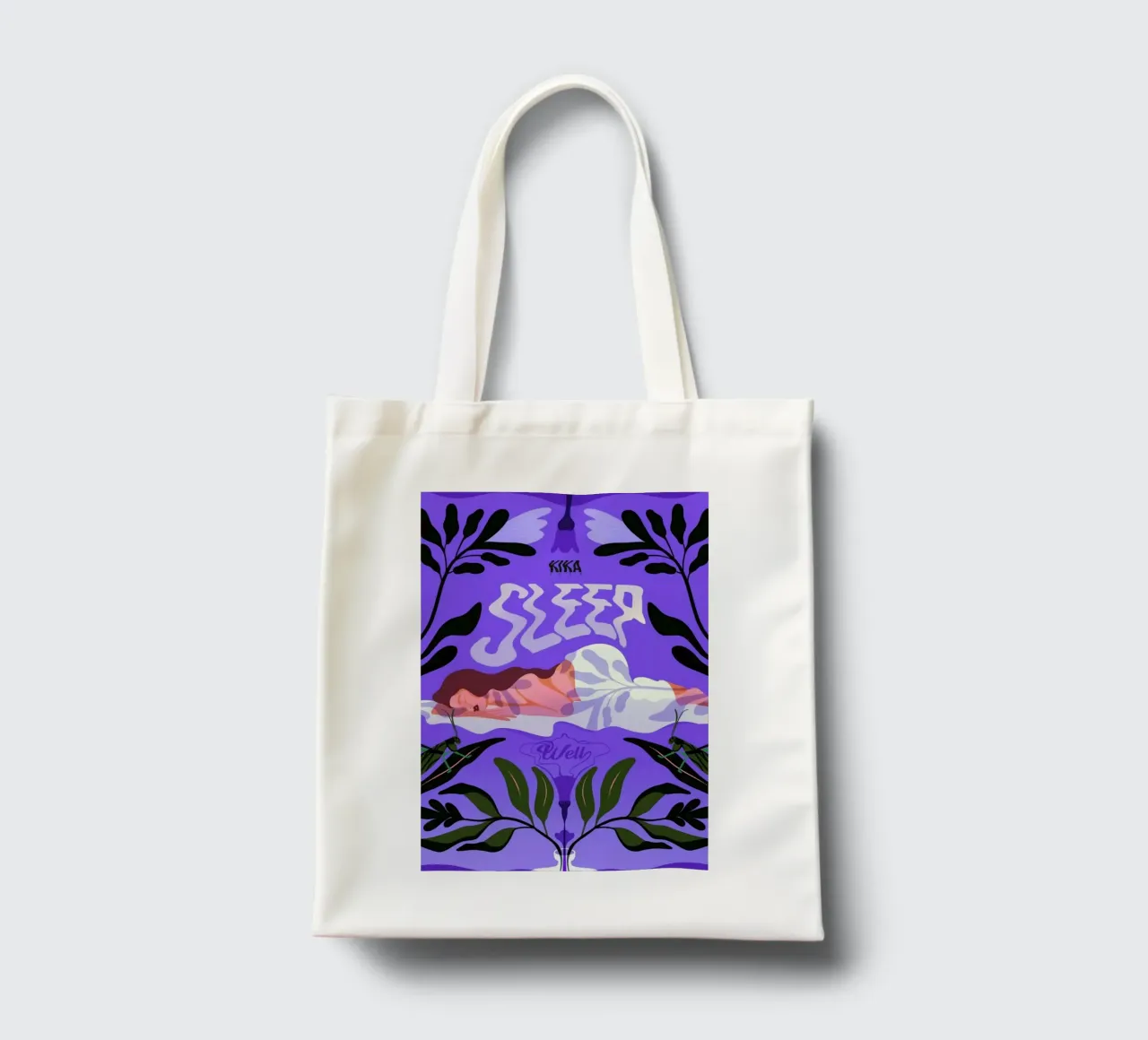 Sleep Well tote bag by Kika illu