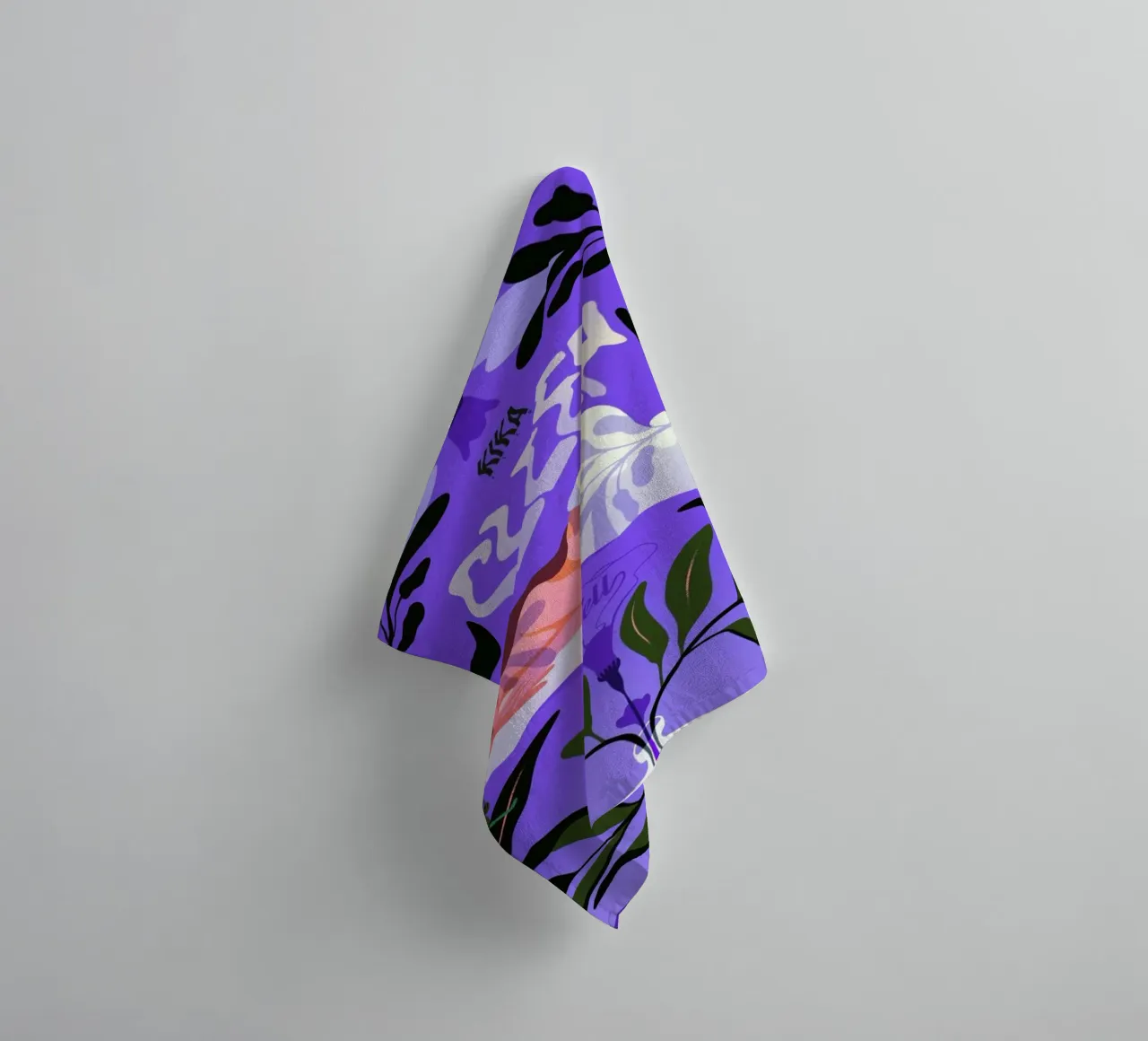 Sleep Well towel by Kika illu