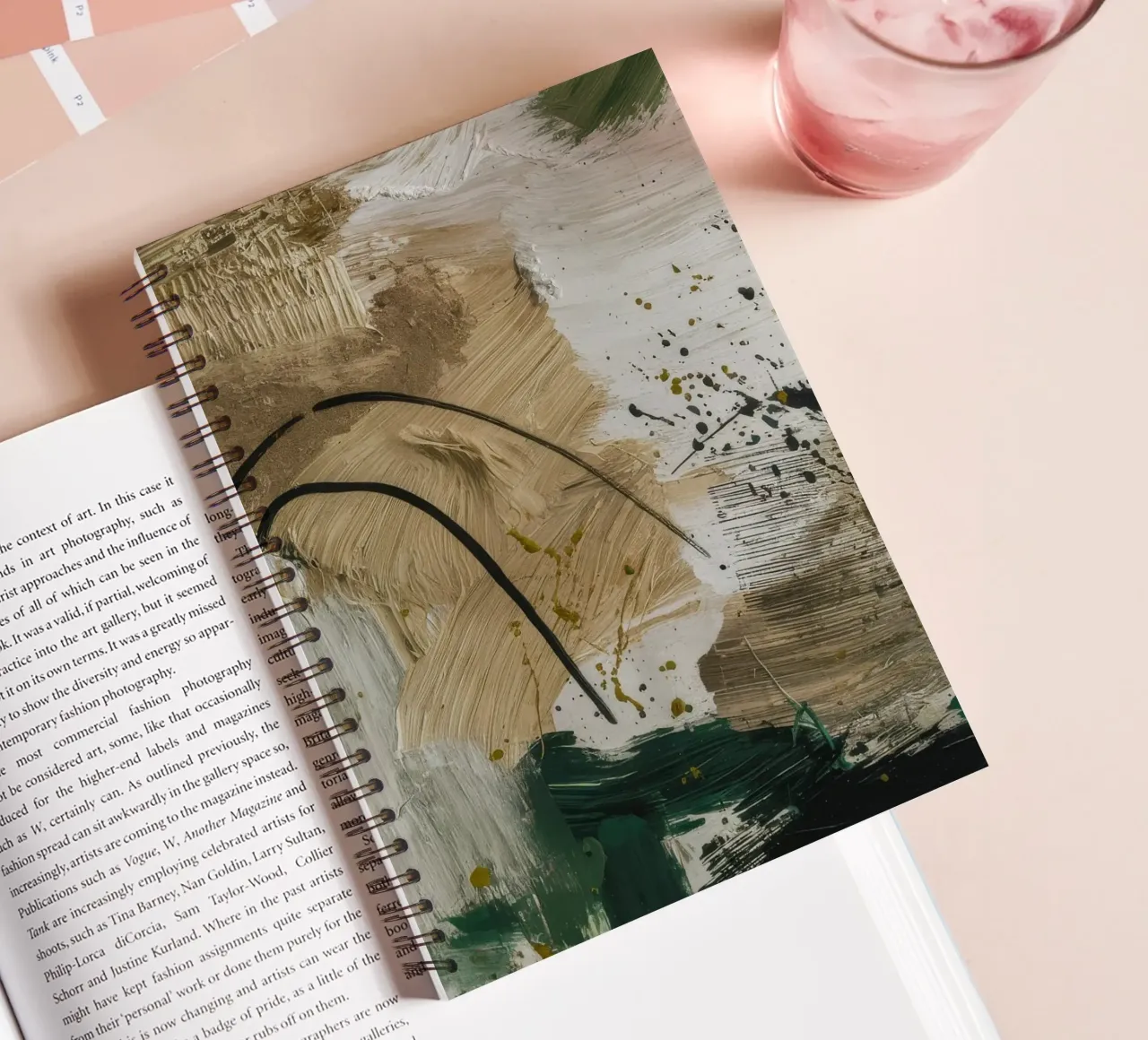 Arcadian Sketch Marks spiral notebook by Dream Spectrum