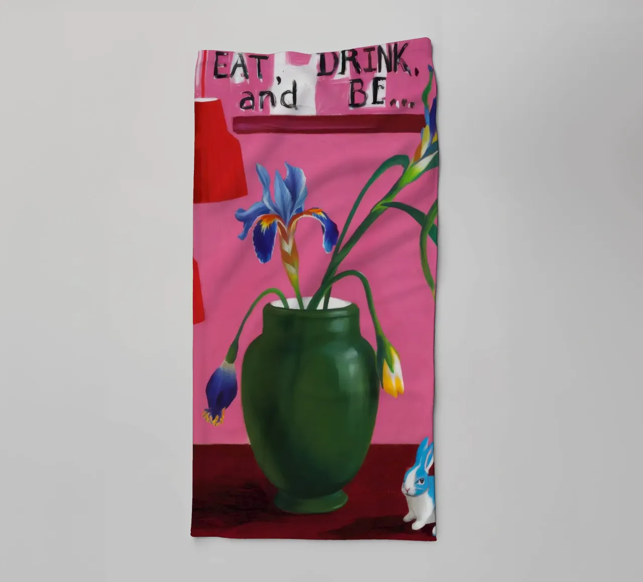Verdant Festive Bloom serviette de bain de Opal Strokes