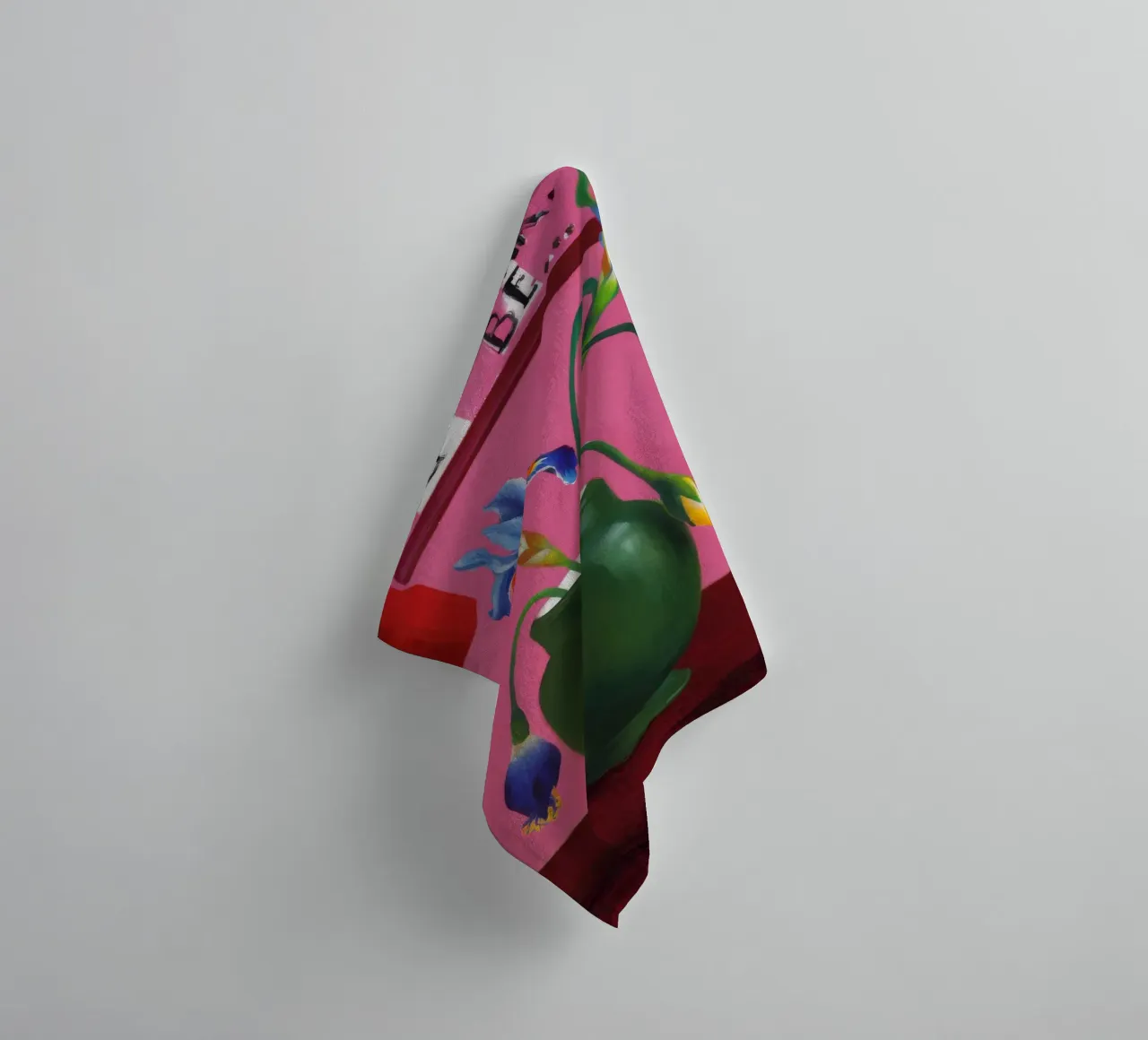 Verdant Festive Bloom serviette de bain de Opal Strokes