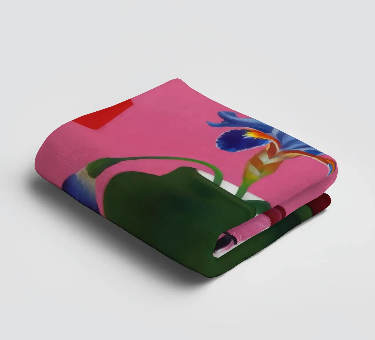 Verdant Festive Bloom serviette de bain de Opal Strokes