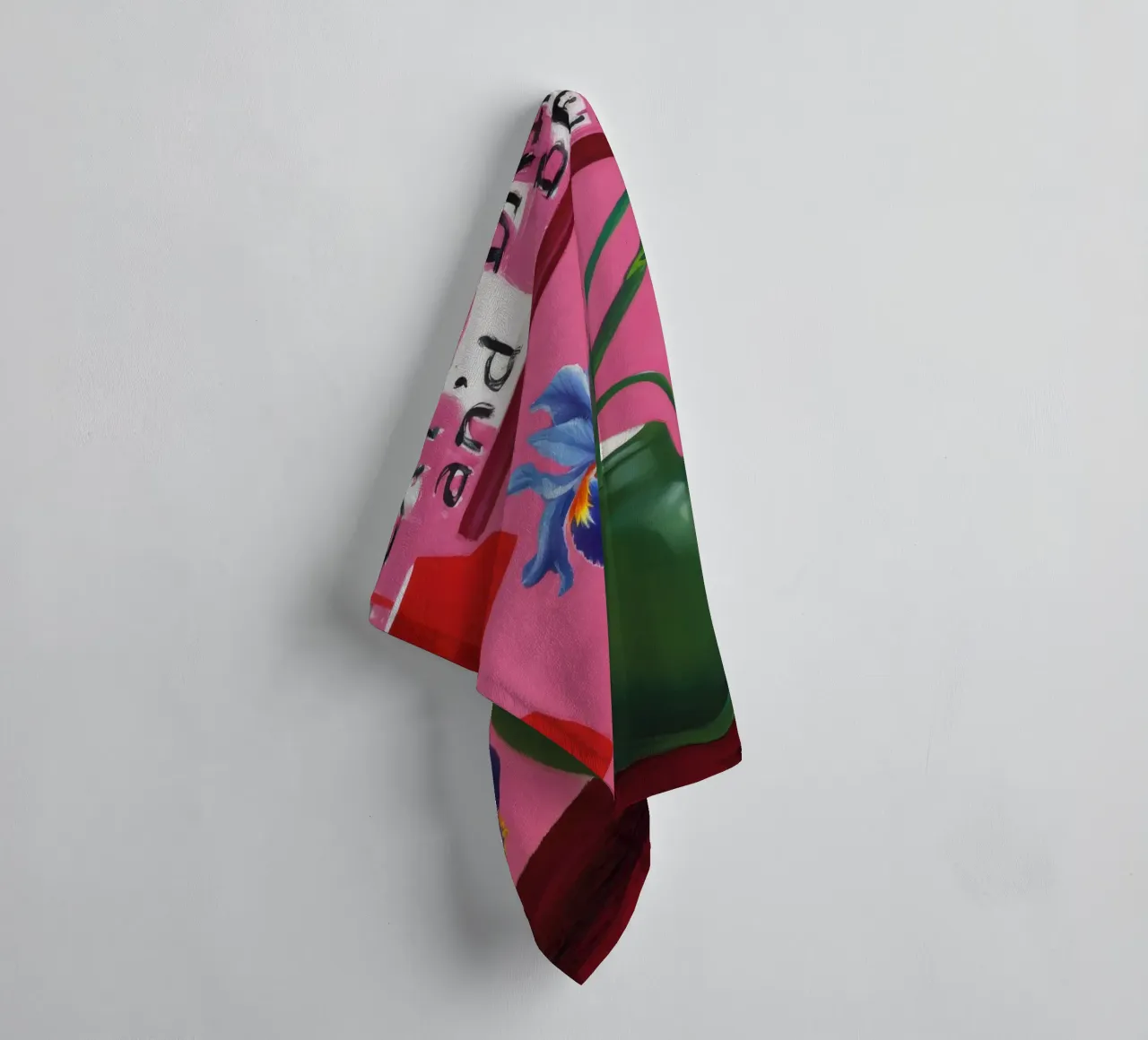 Verdant Festive Bloom serviette de bain de Opal Strokes