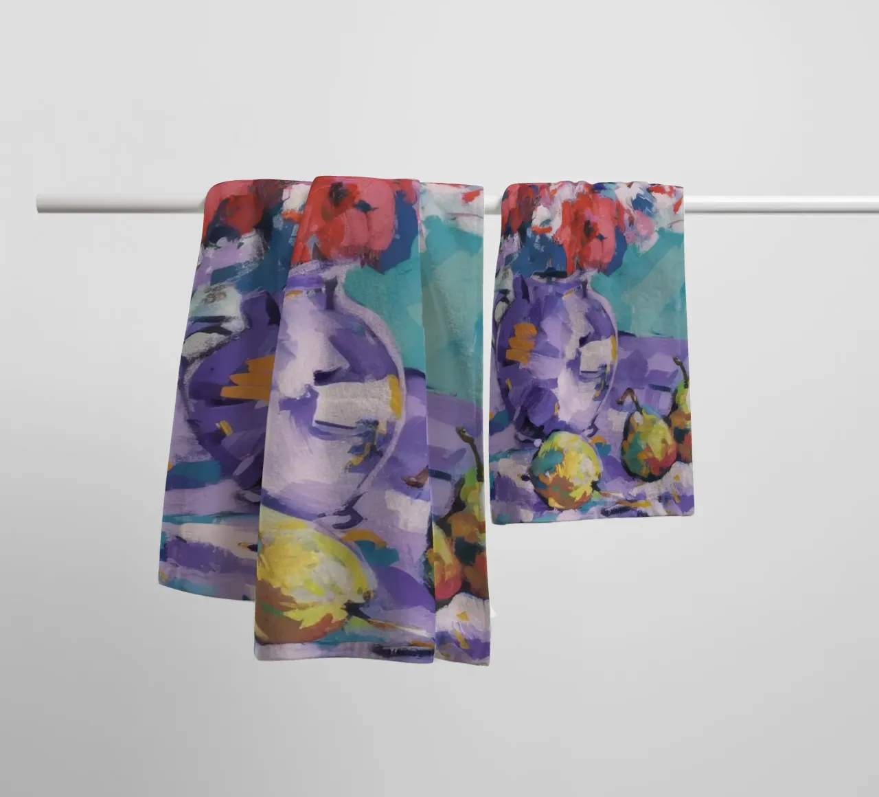 Medley di fiori di corallo asciugamano da bagno da Celestial Harmony
